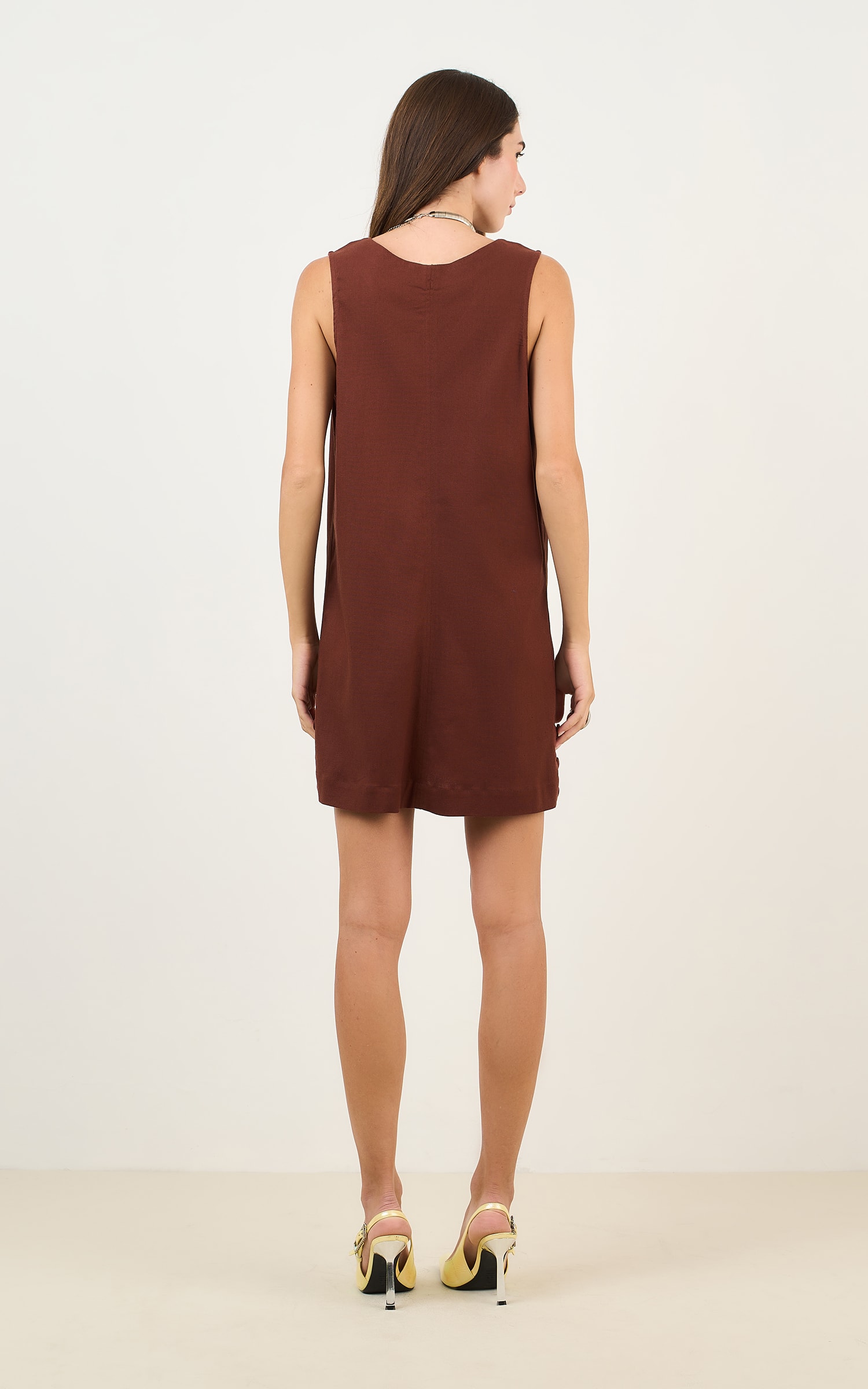 Vestido Curto Turmalina Chocolate