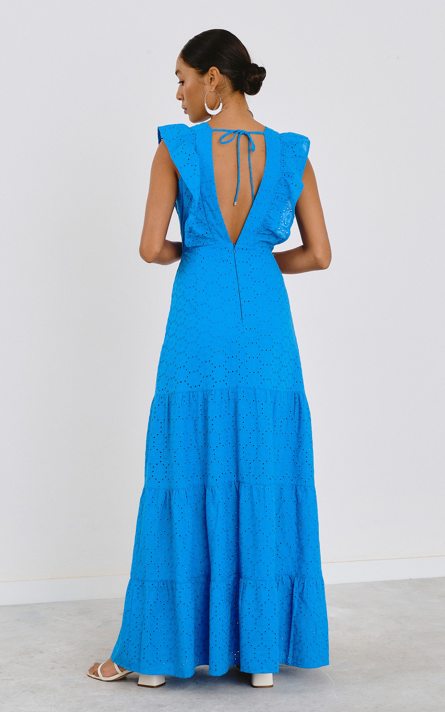 Vestido Flower Azul Royal