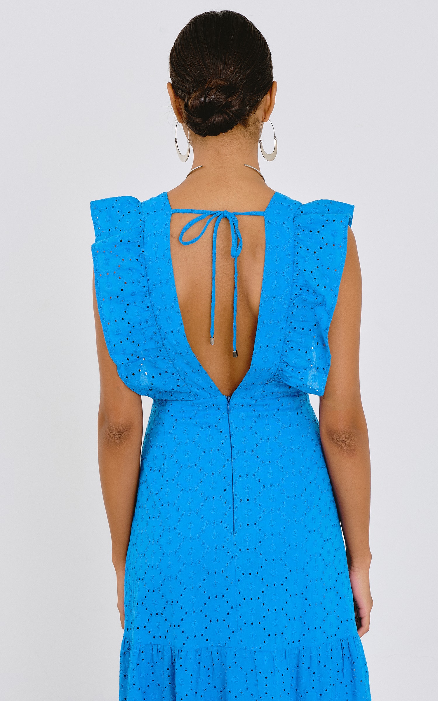 Vestido Flower Azul Royal