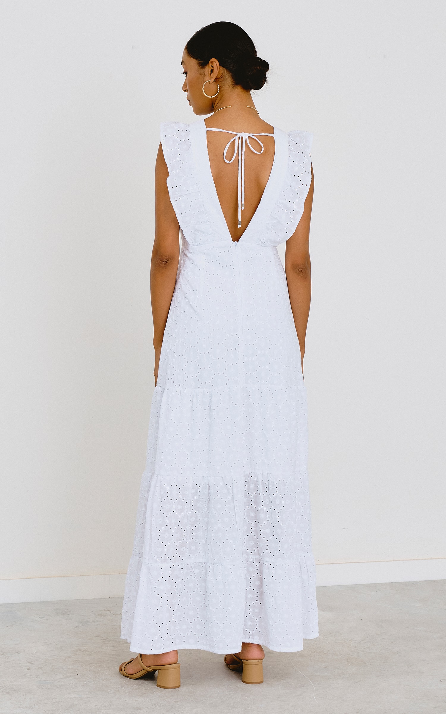 Vestido Flower Off White