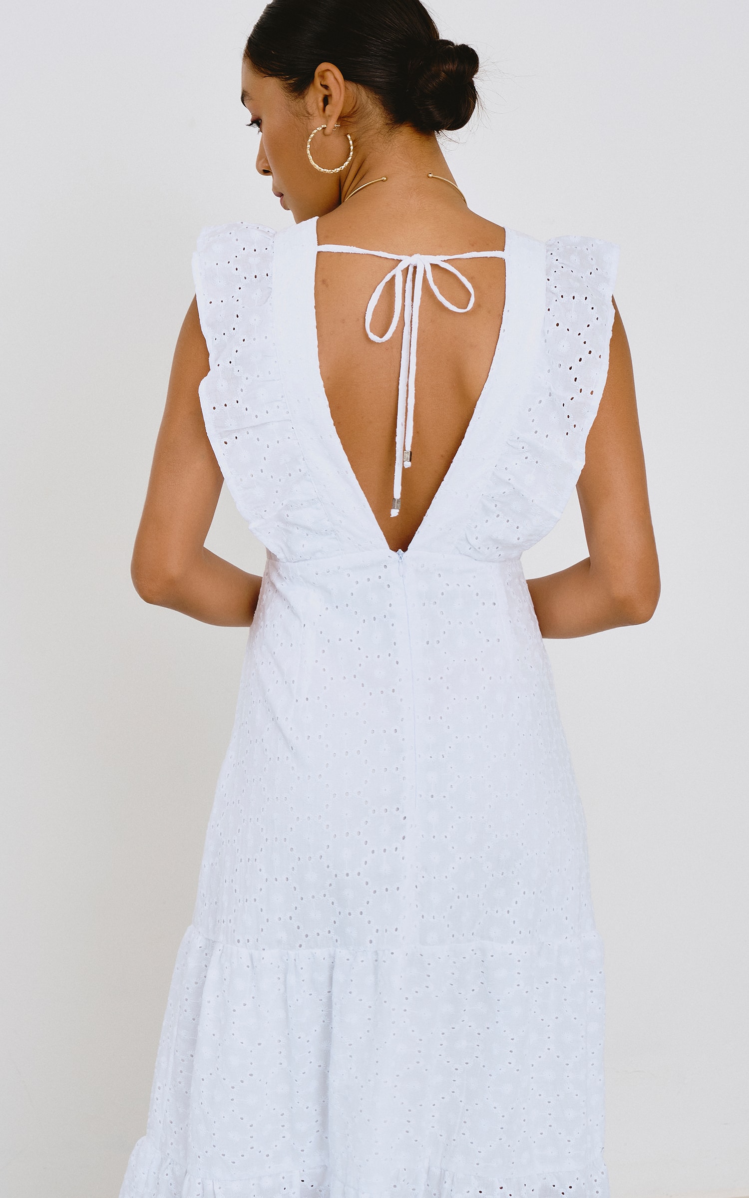 Vestido Flower Off White