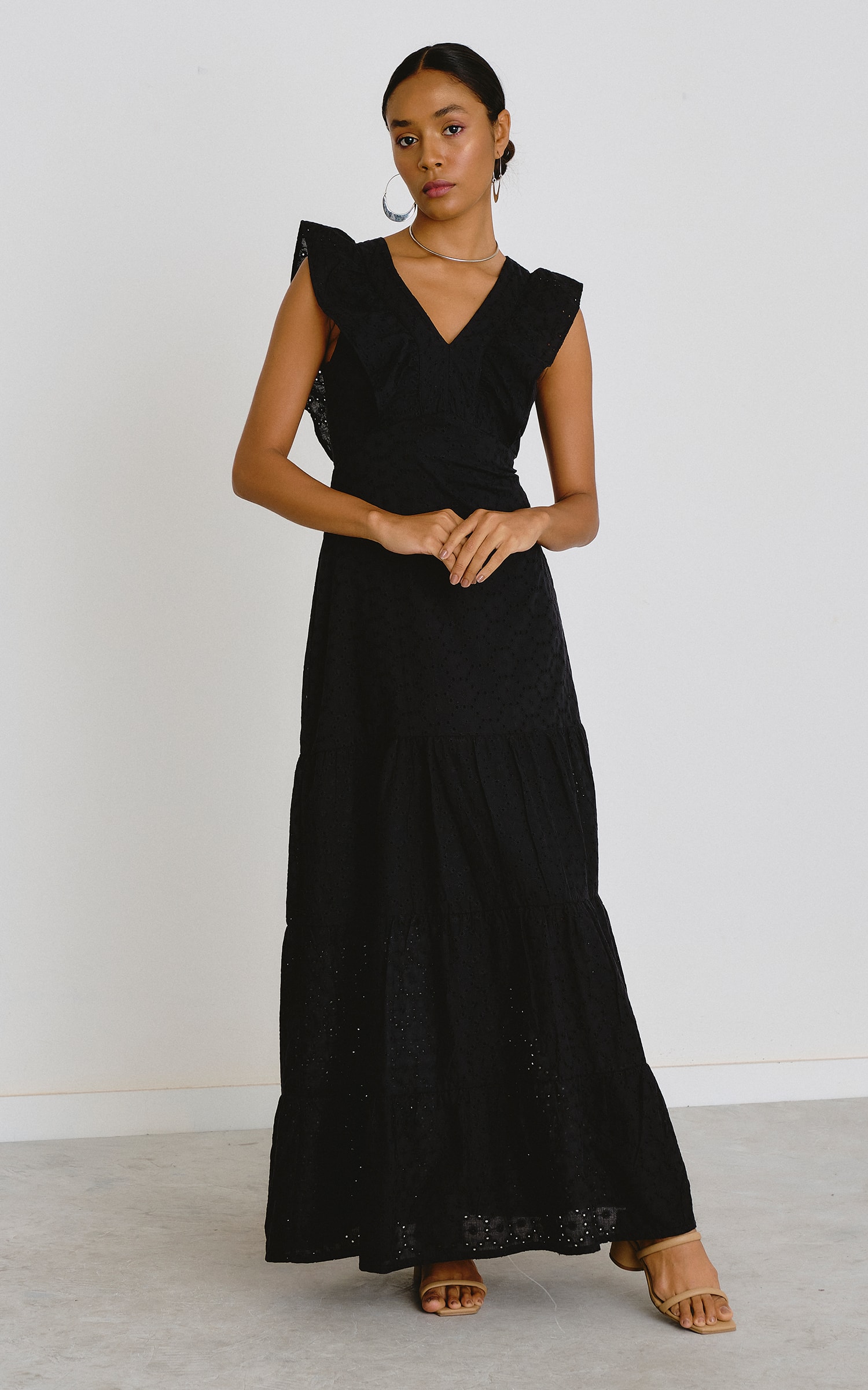 Vestido Flower Preto