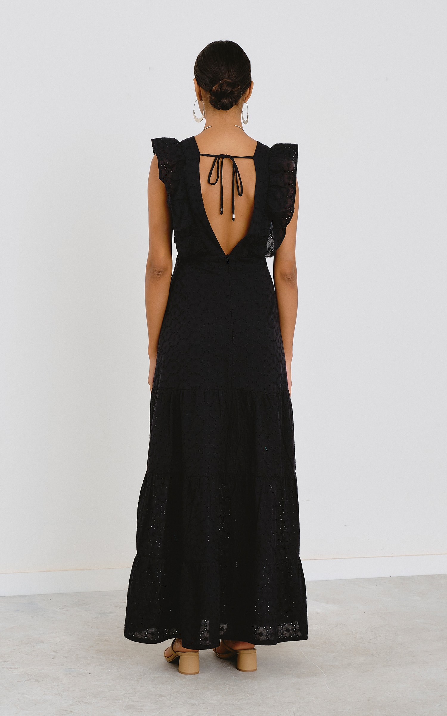 Vestido Flower Preto