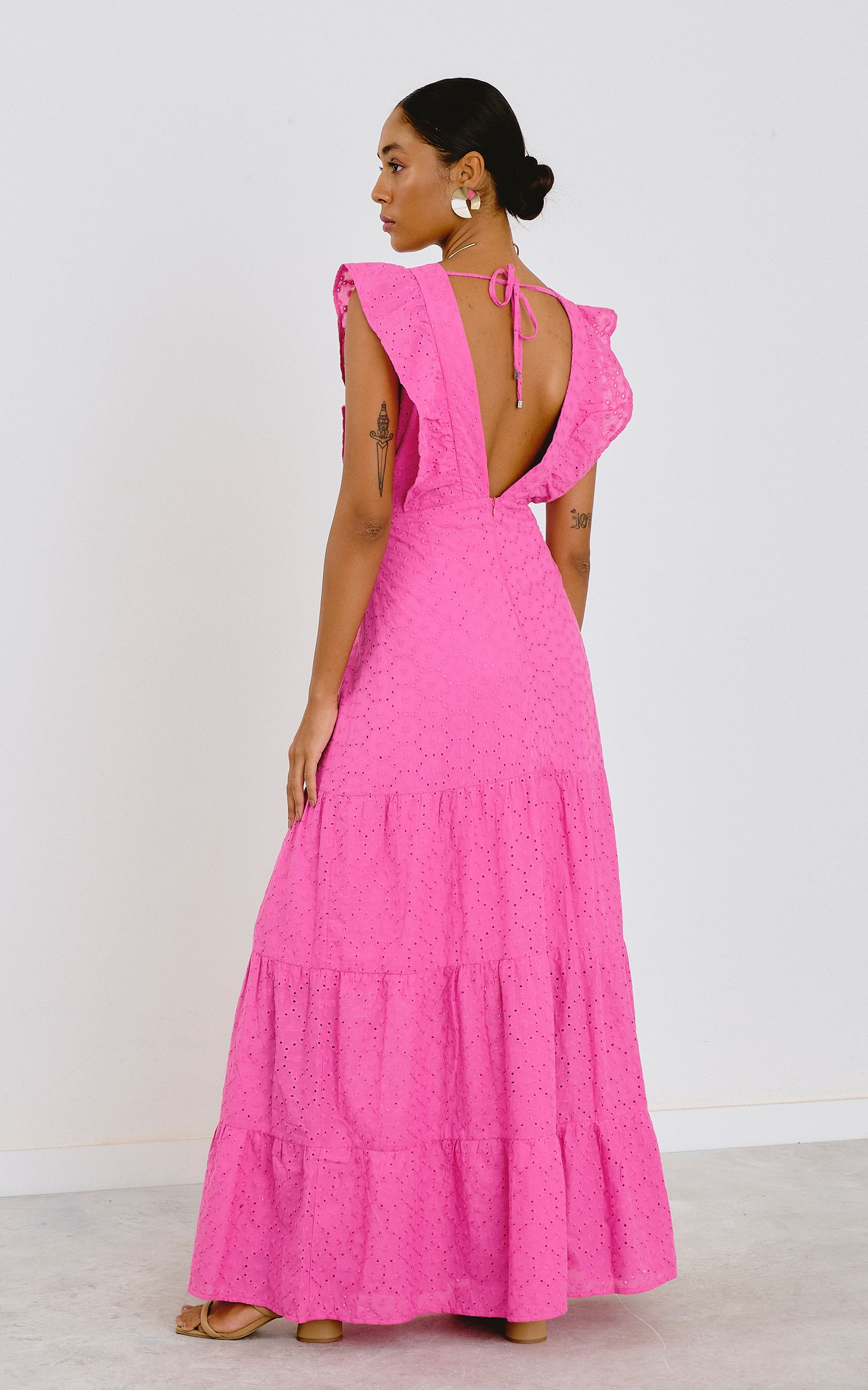 Vestido Flower Rosa