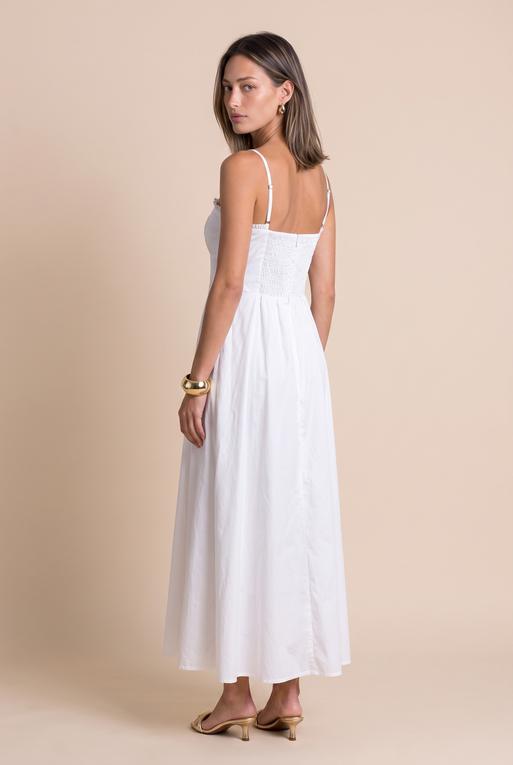 Vestido Groove Cropped Off White