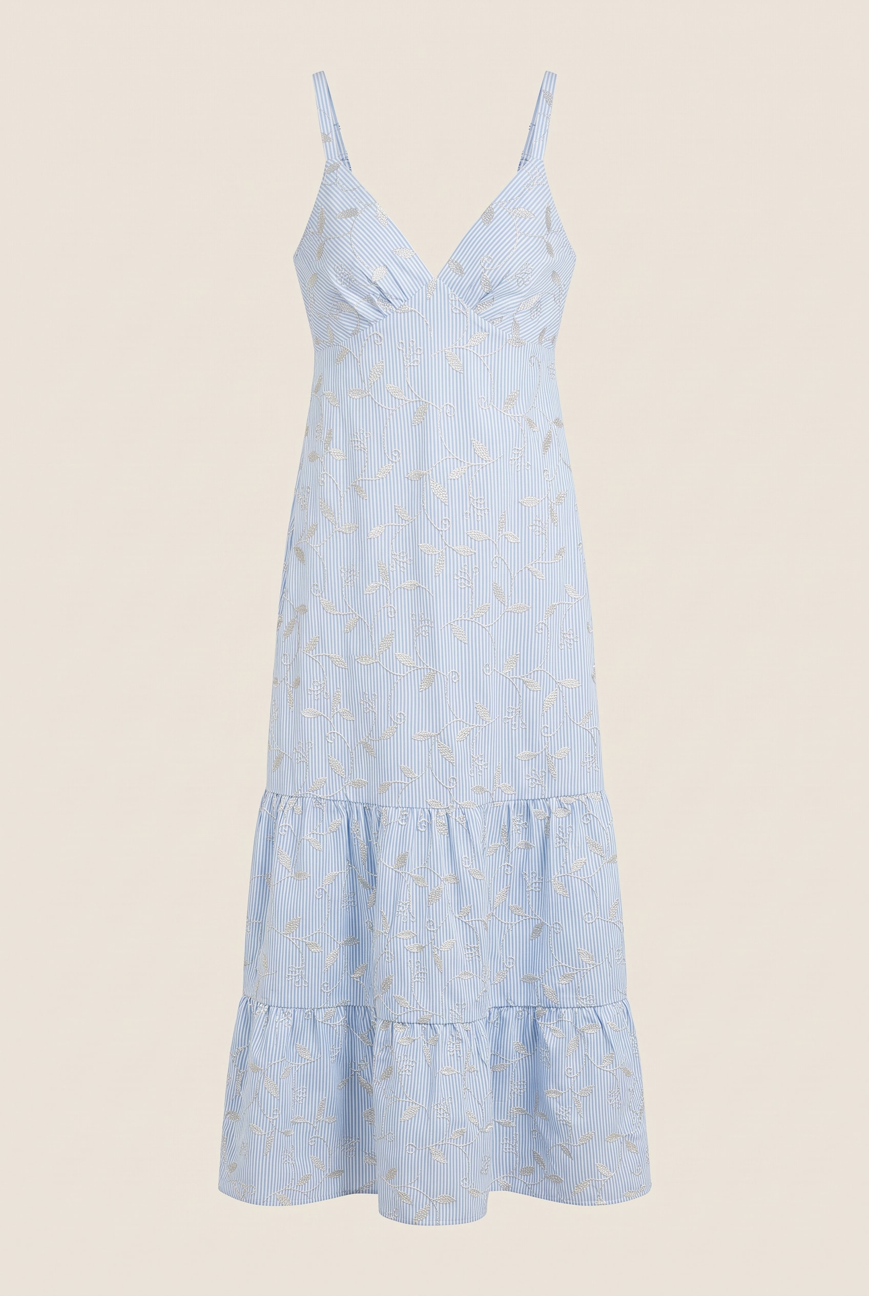 Vestido Listras Strike Baby Blue