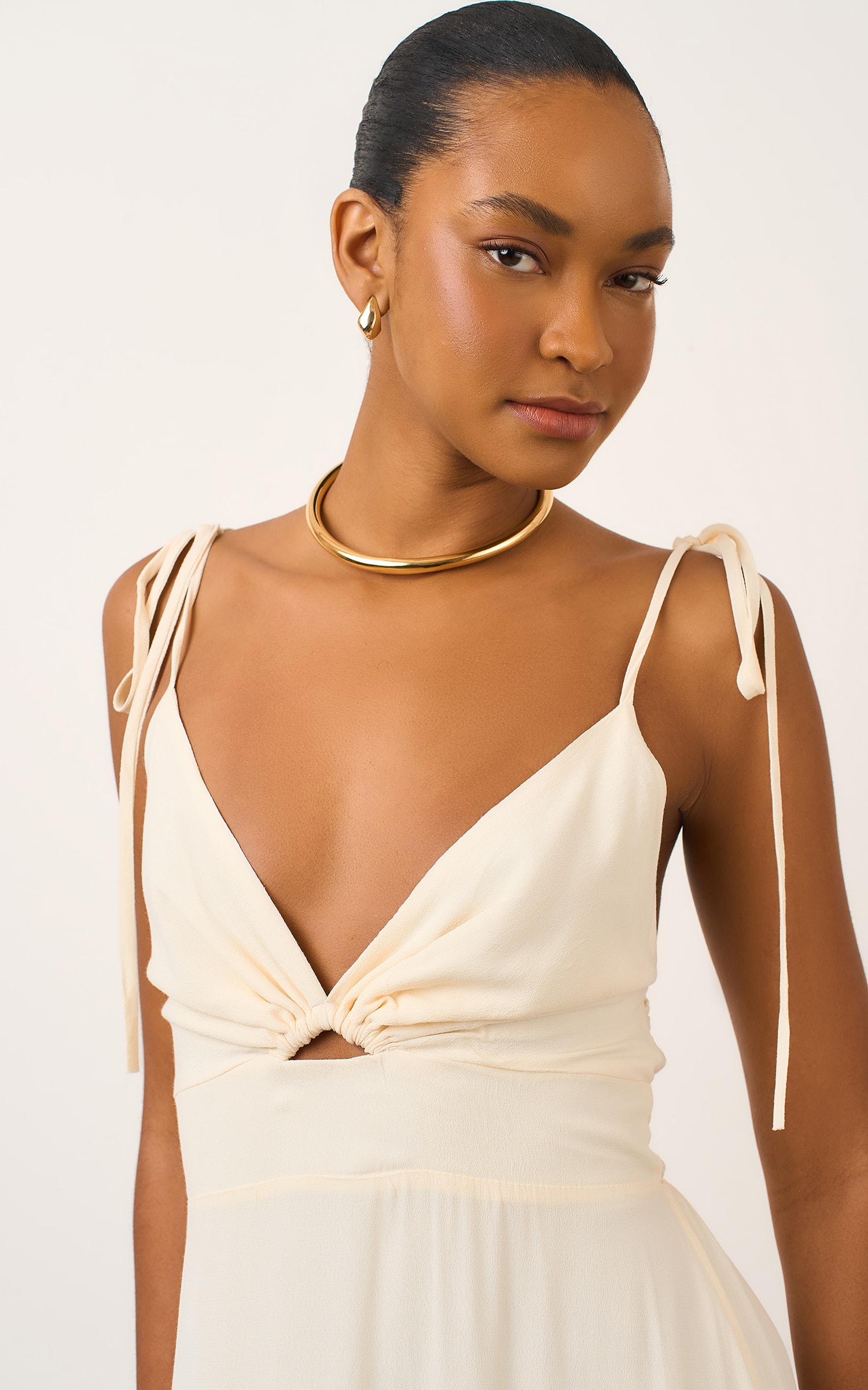 Vestido Longo Acervo Off White