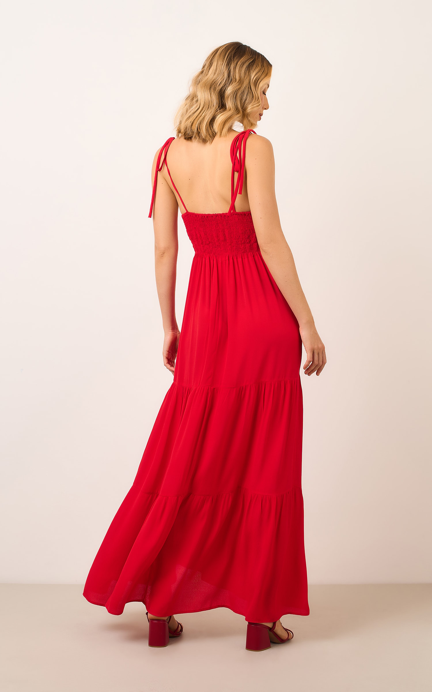 Vestido Longo Acervo Vermelho
