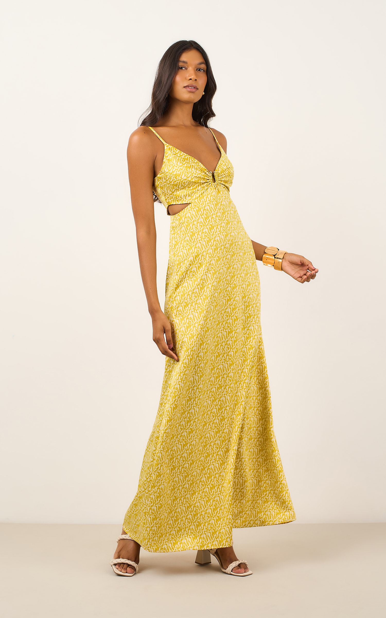 Vestido Longo Afresco Off White