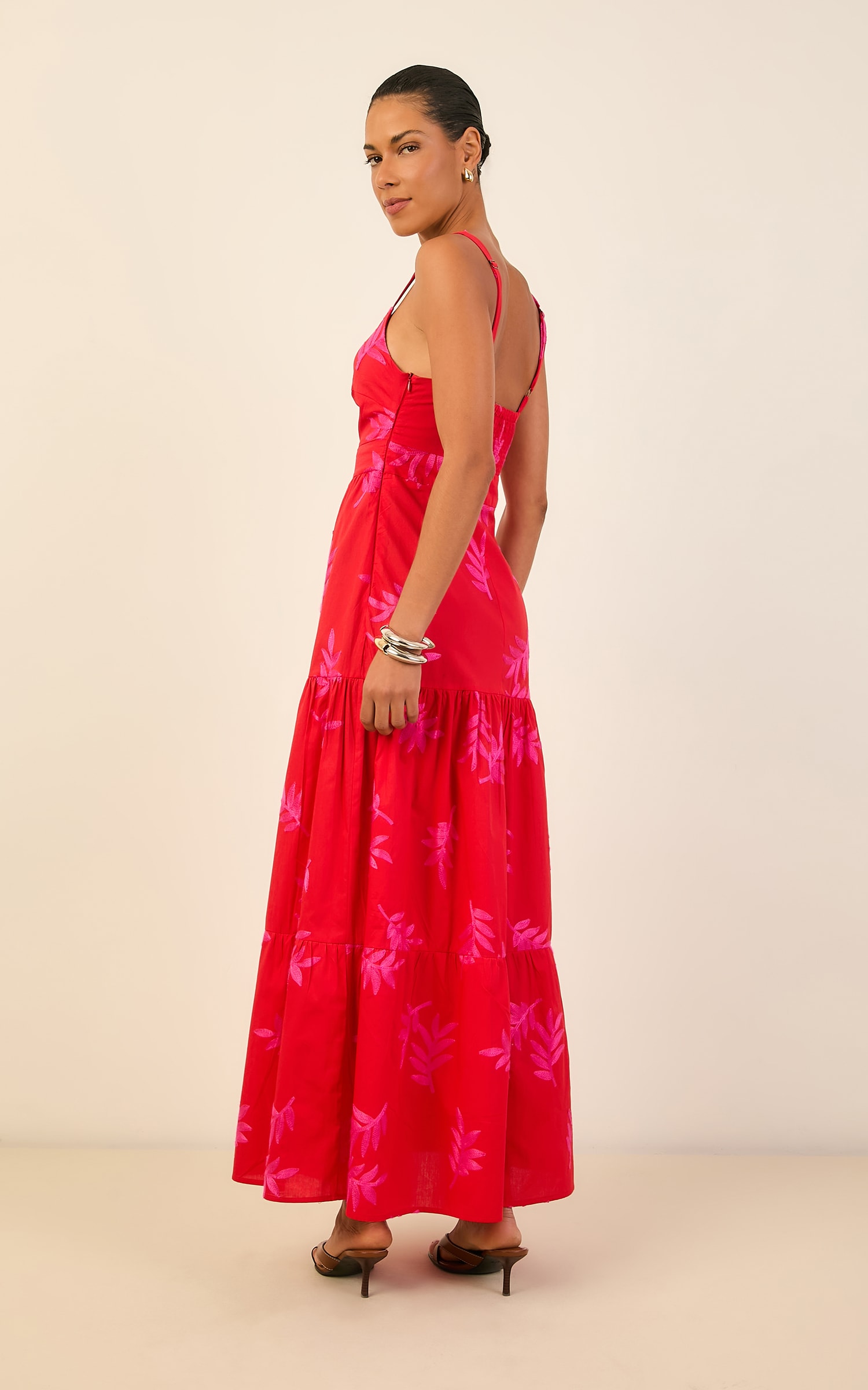 Vestido Longo Art Vermelho