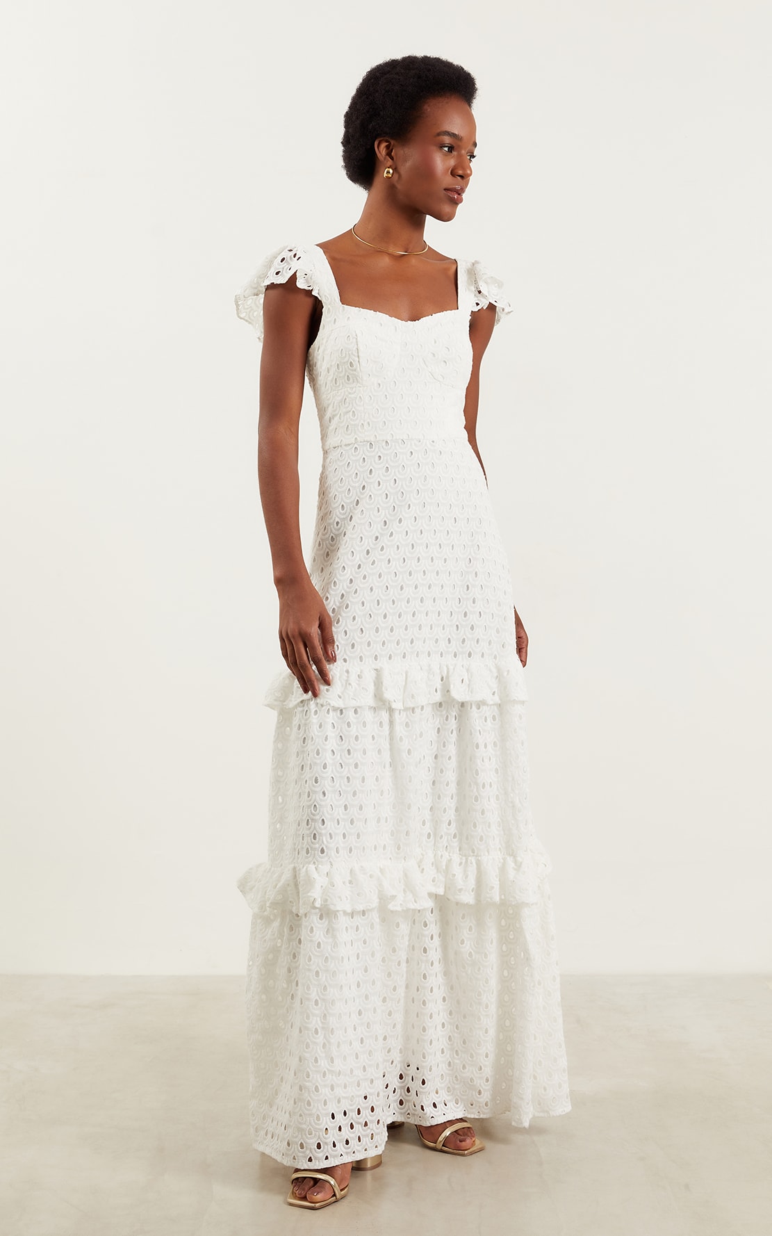 Vestido Longo Brisa Off White