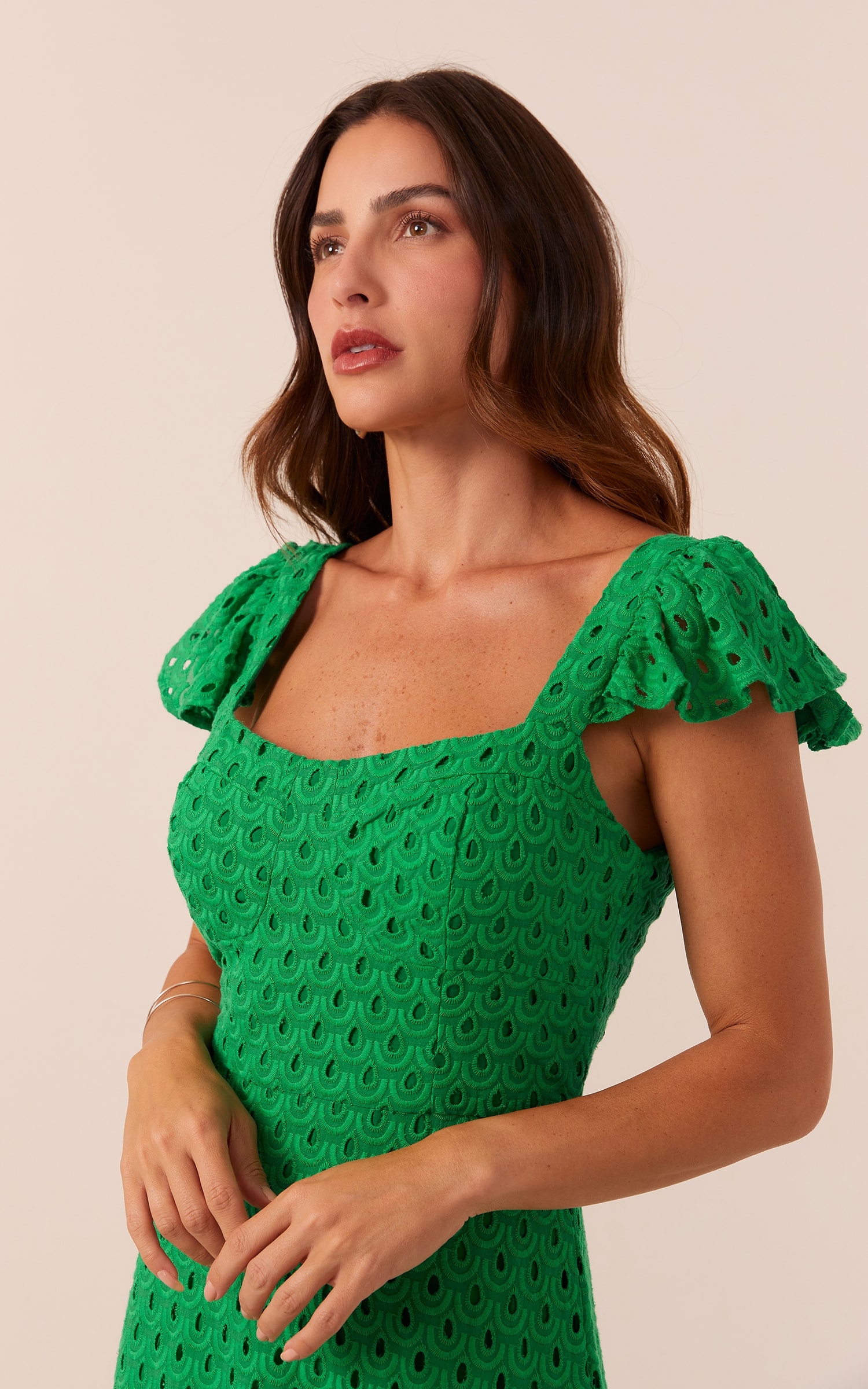 Vestido Longo Brisa Verde Bandeira