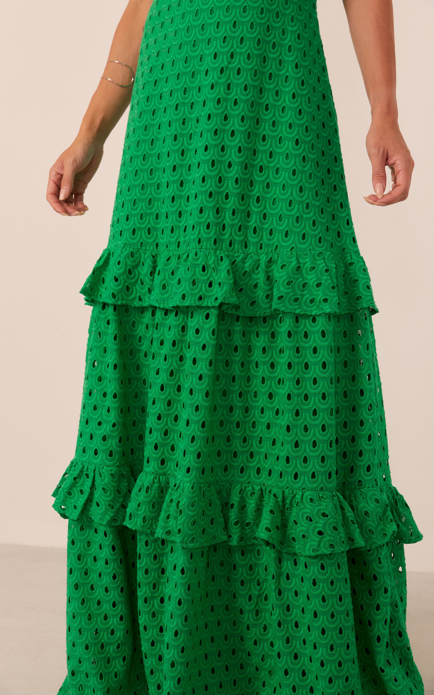 Vestido Longo Brisa Verde Bandeira