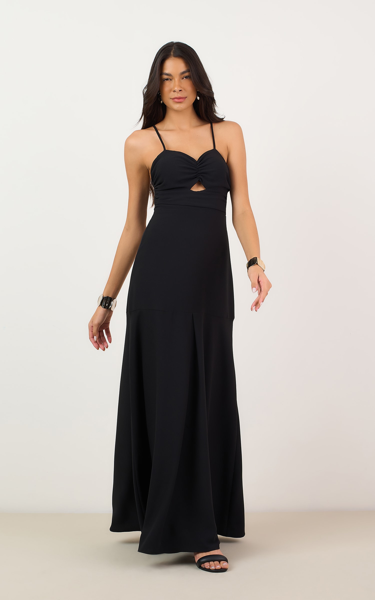 Vestido Longo Brulee Preto