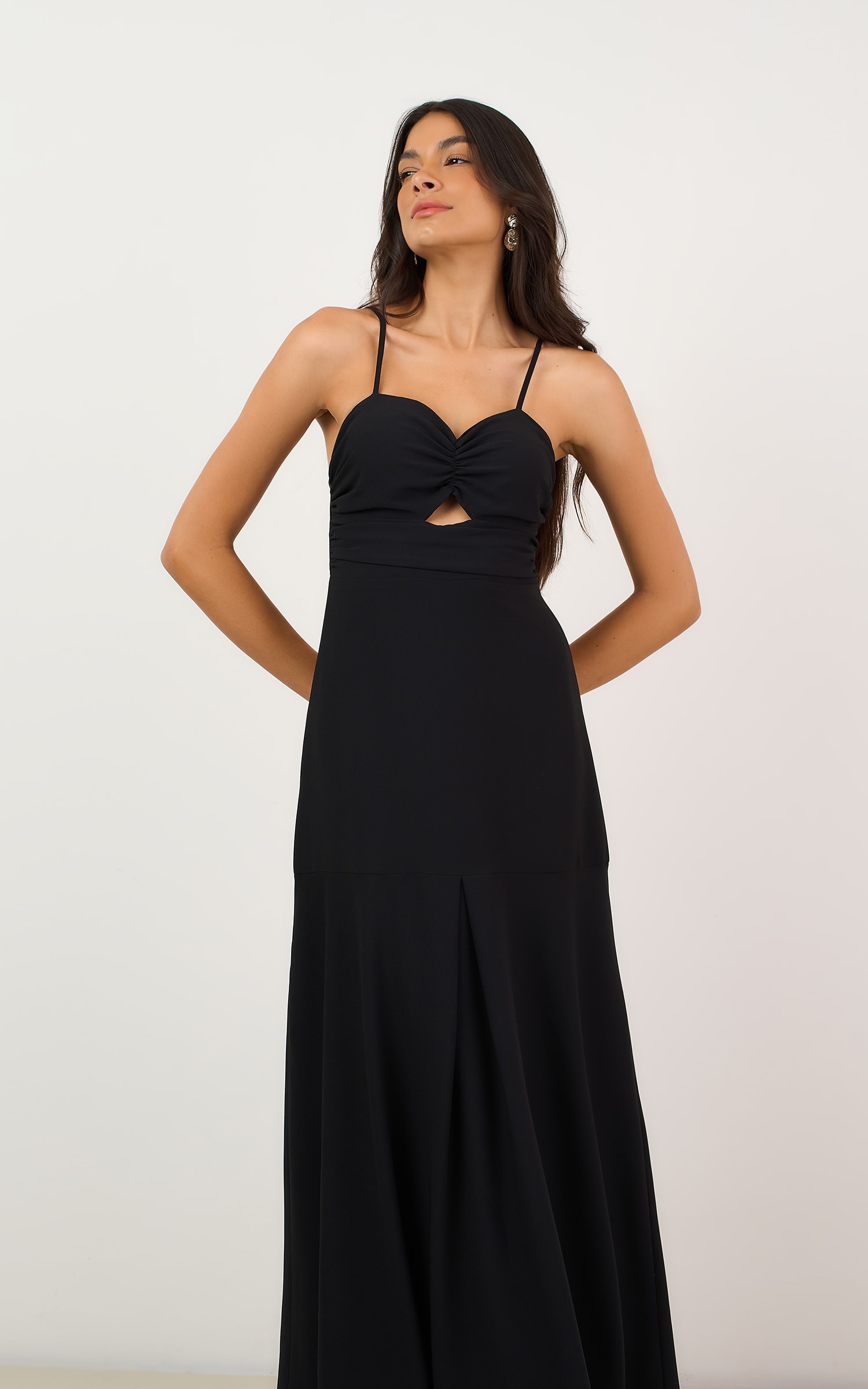 Vestido Longo Brulee Preto