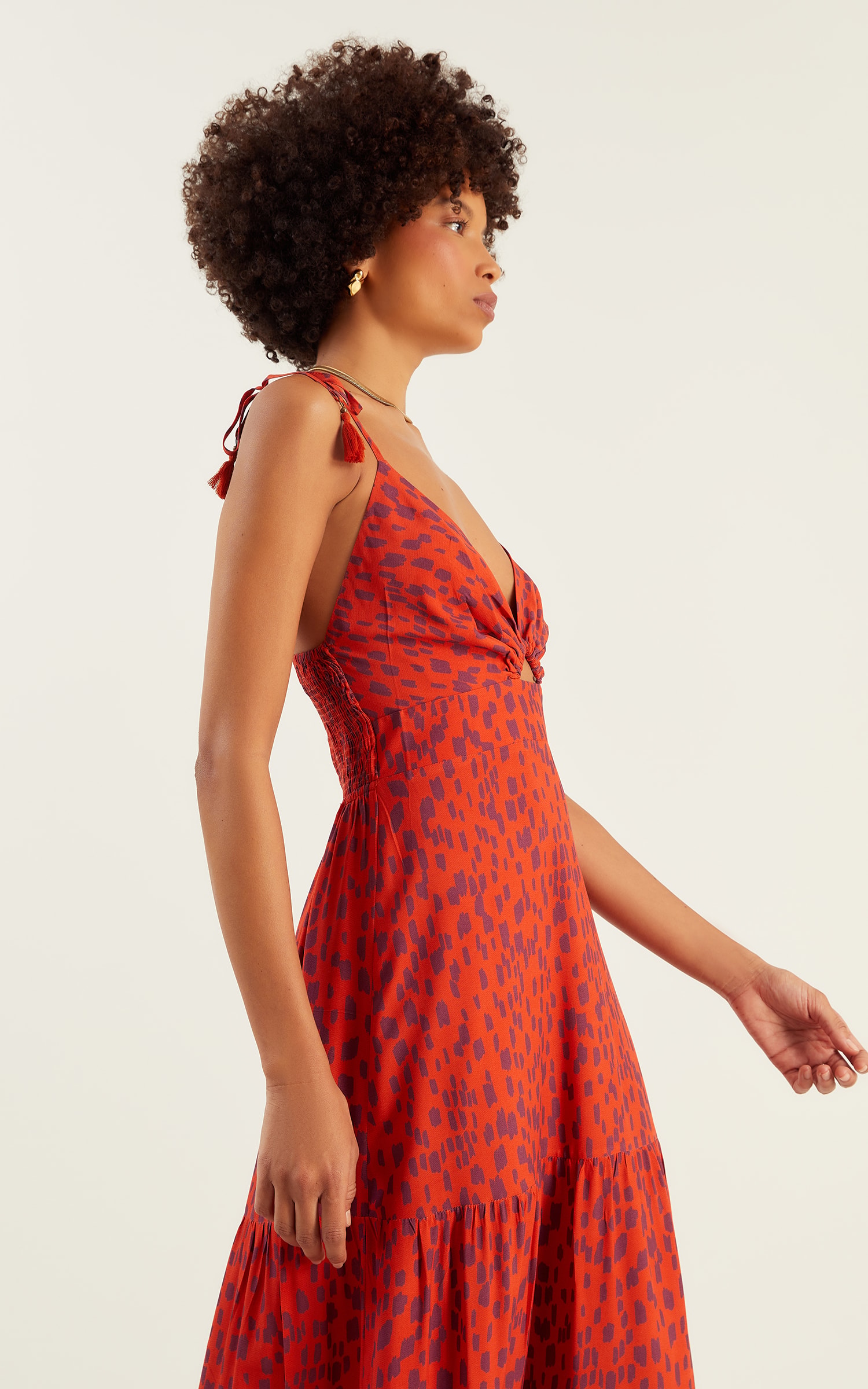 Vestido Longo Coast Laranja