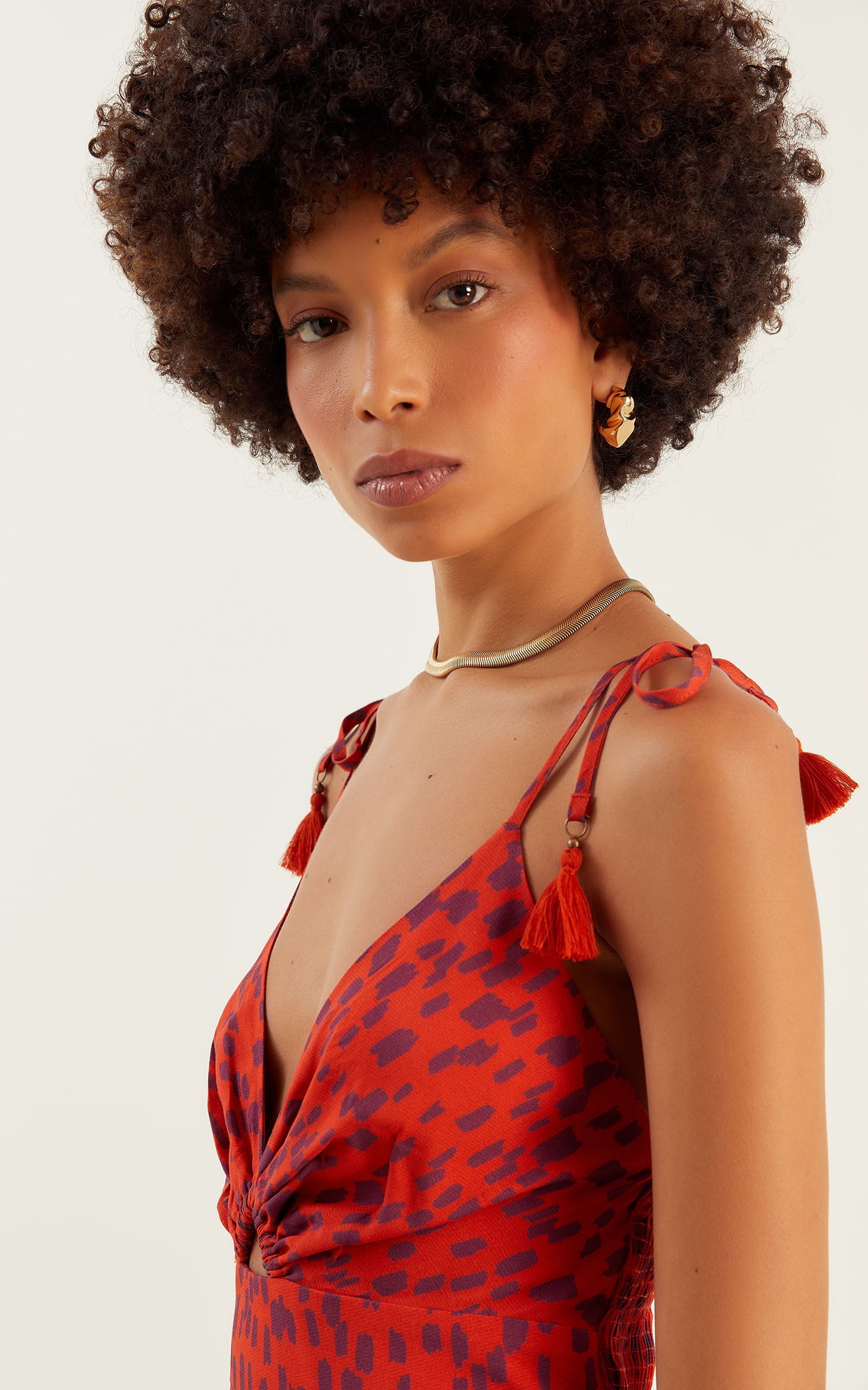 Vestido Longo Coast Laranja