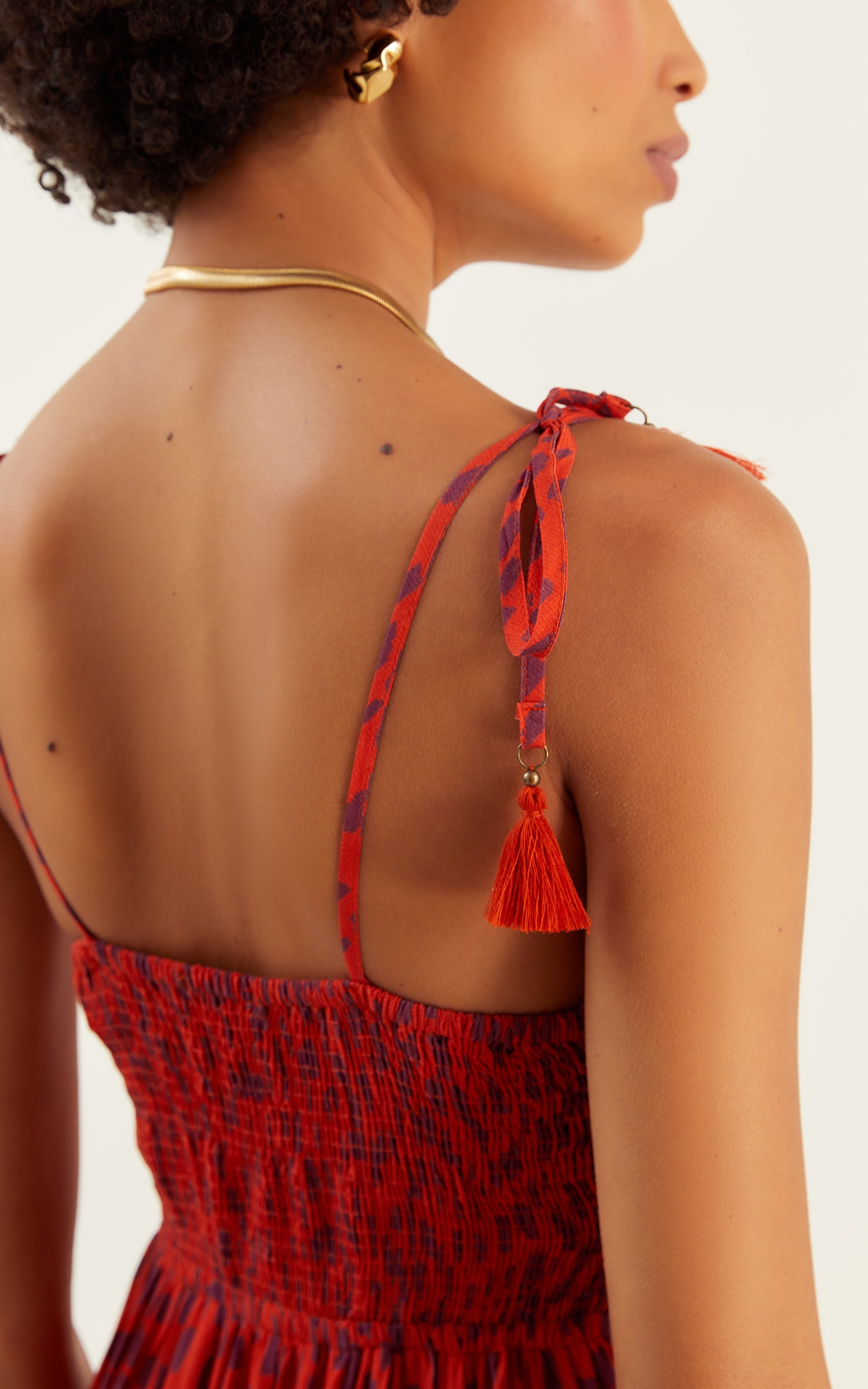 Vestido Longo Coast Laranja