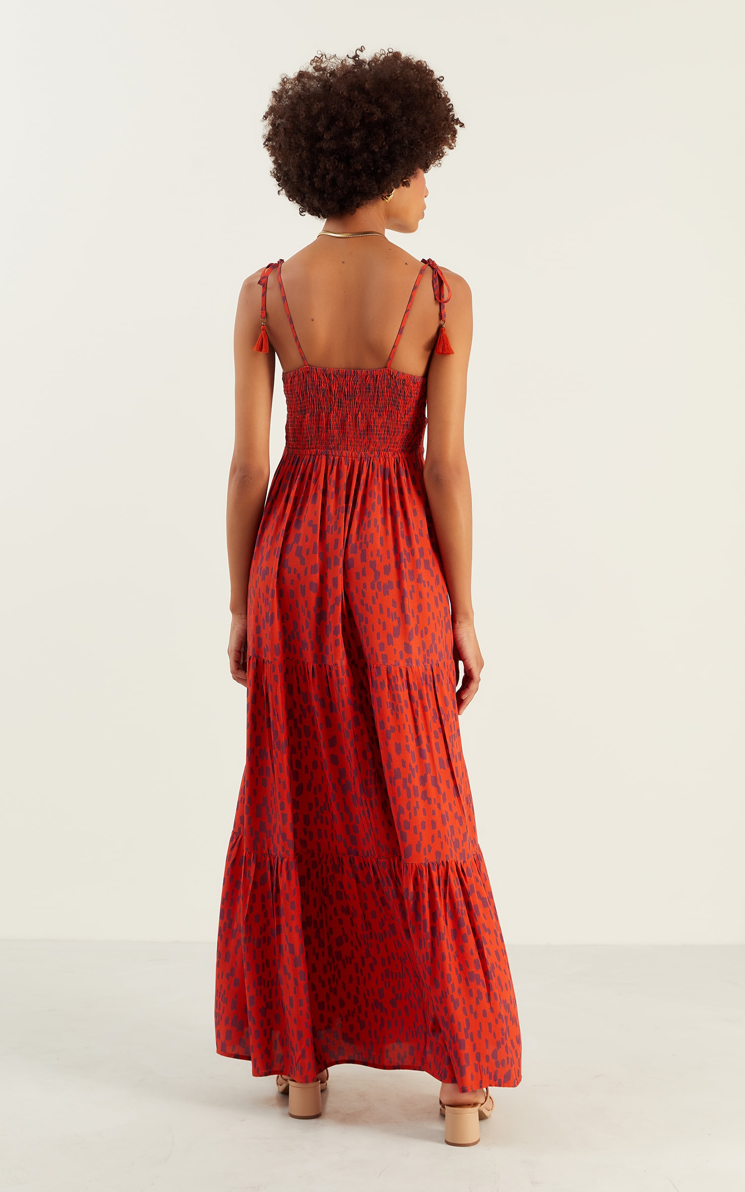 Vestido Longo Coast Laranja