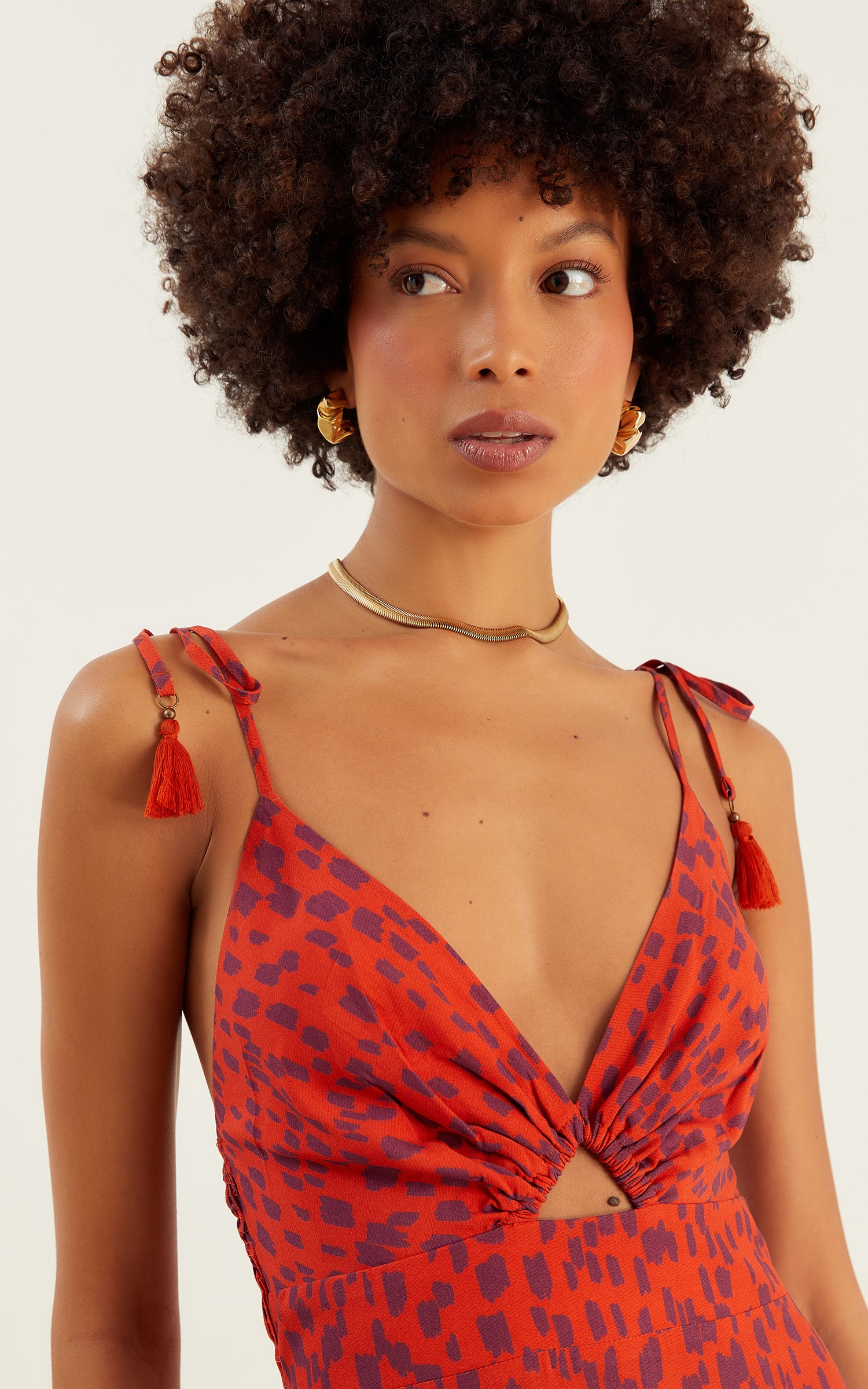 Vestido Longo Coast Laranja