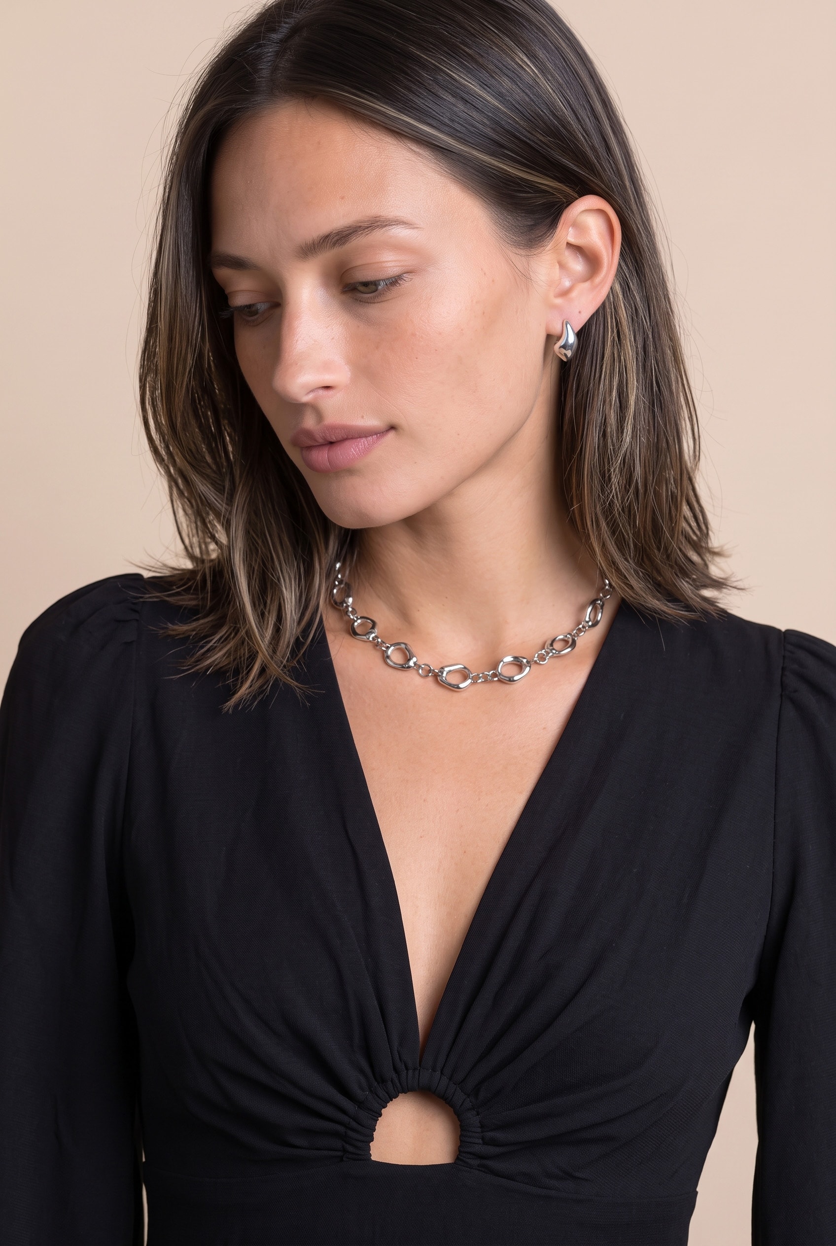 Vestido Longo Compass Preto
