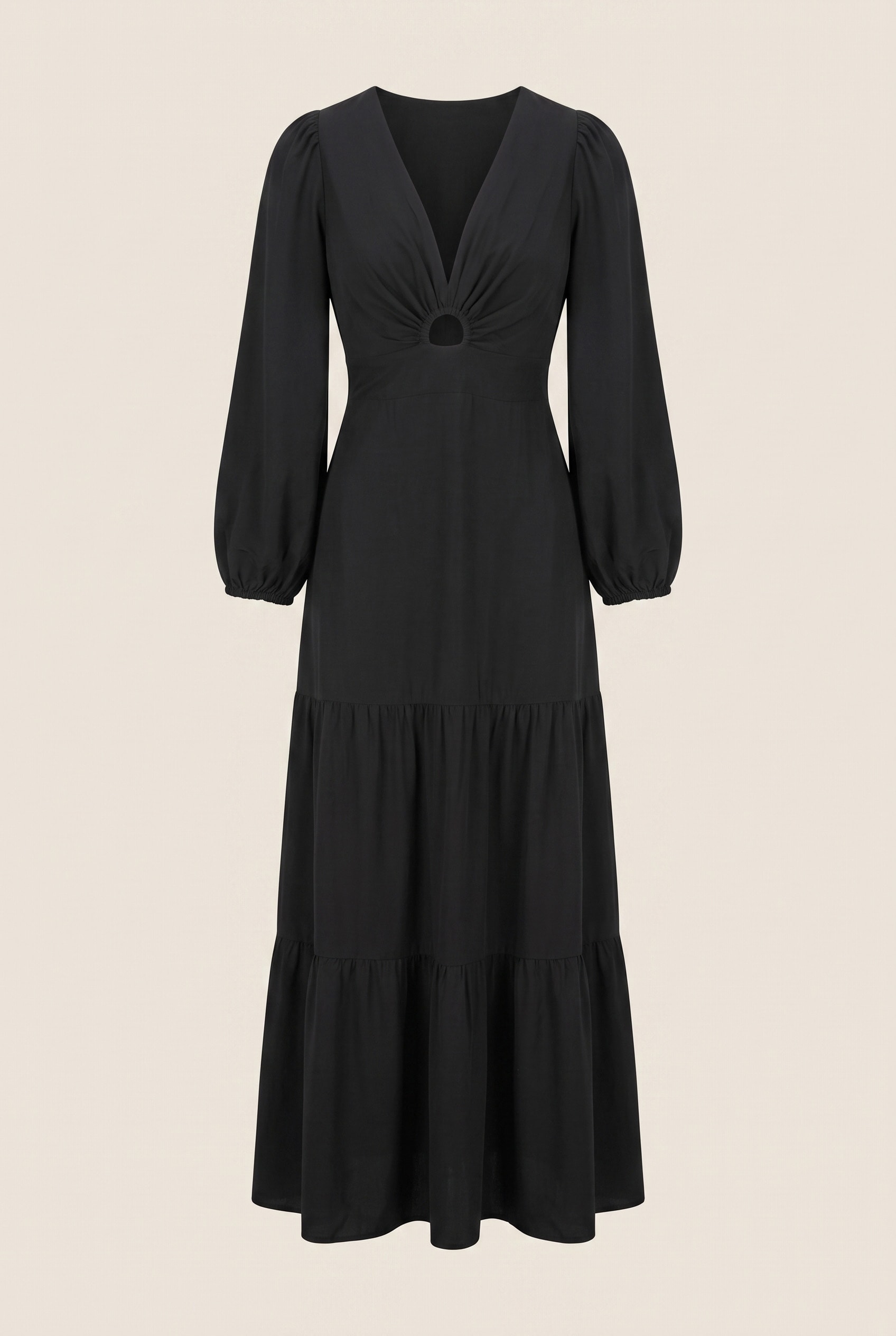 Vestido Longo Compass Preto