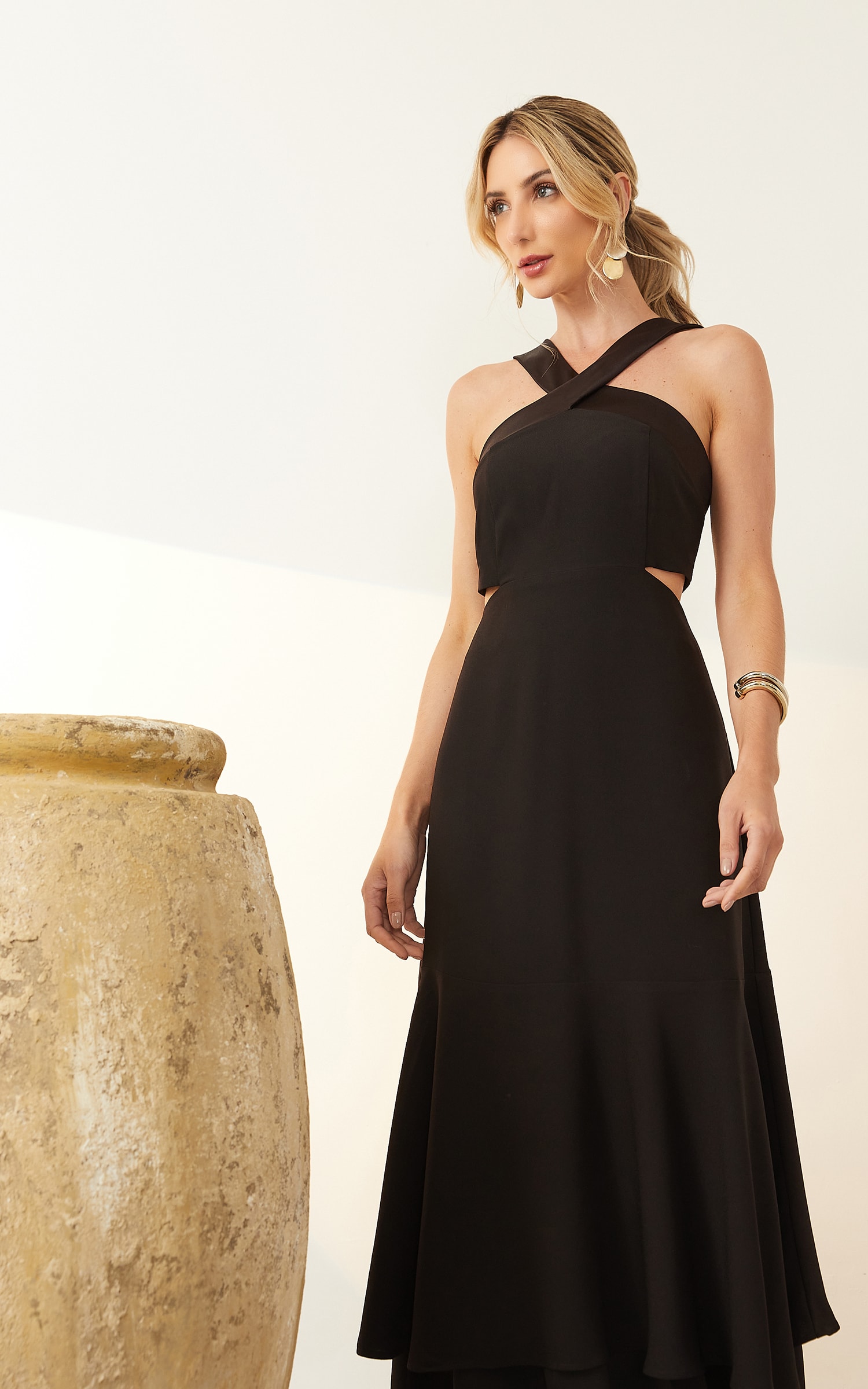 Vestido Longo Deluxe Preto