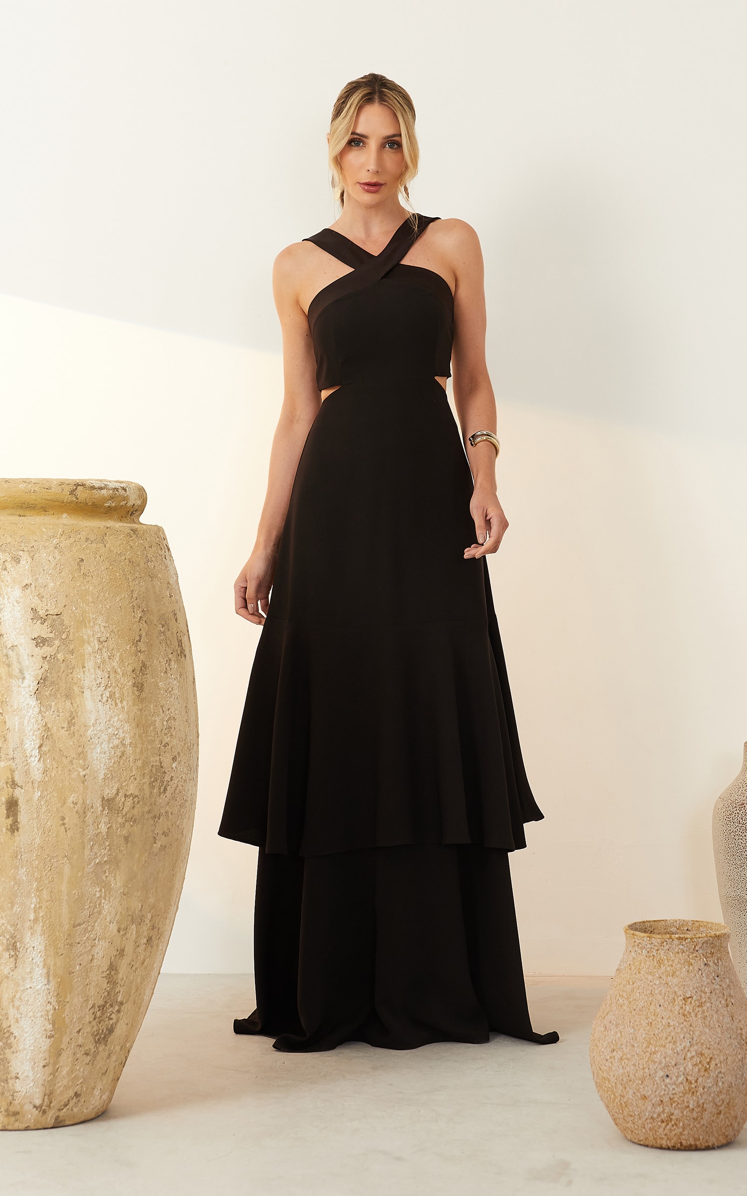 Vestido Longo Deluxe Preto