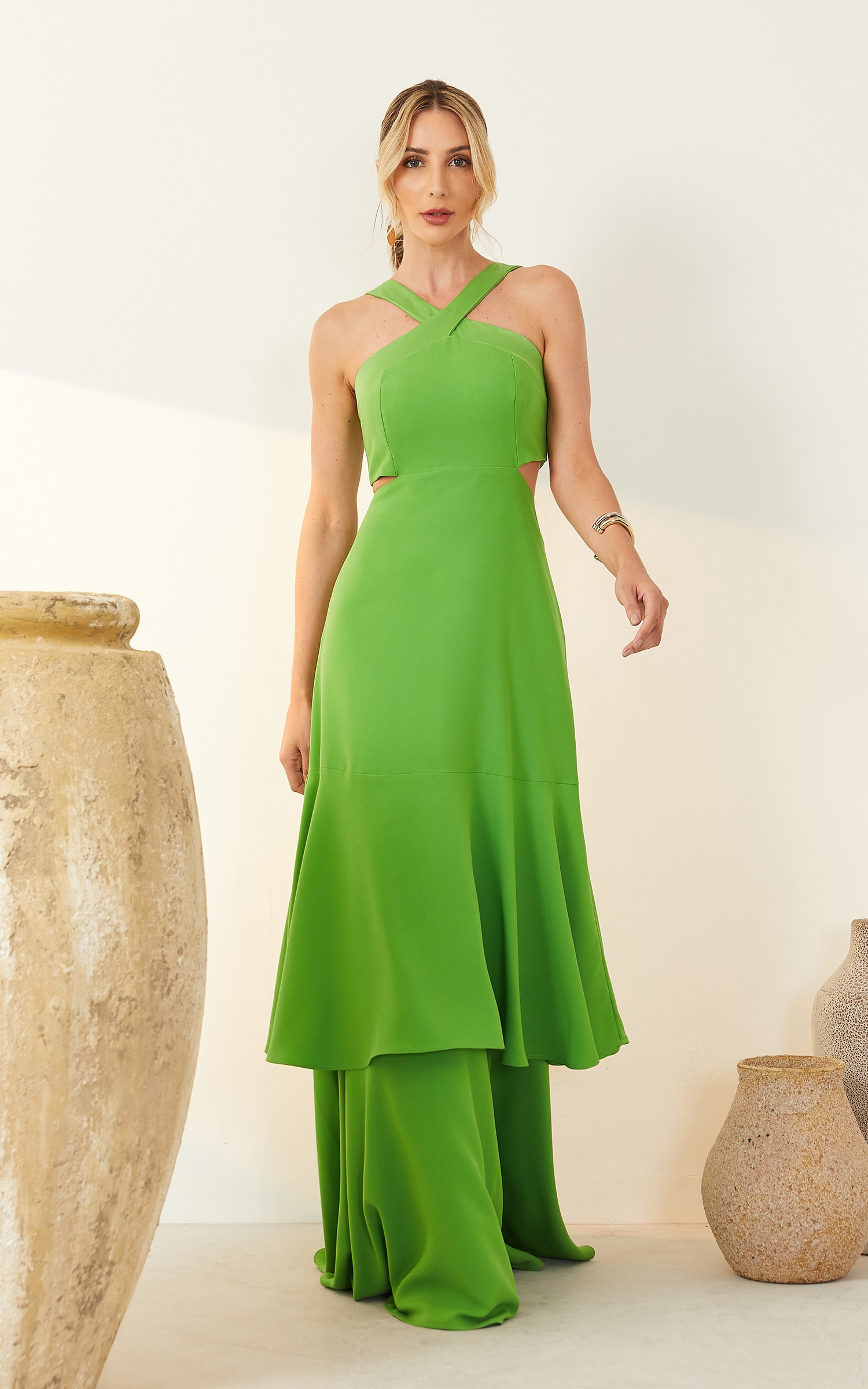 Vestido Longo Deluxe Verde