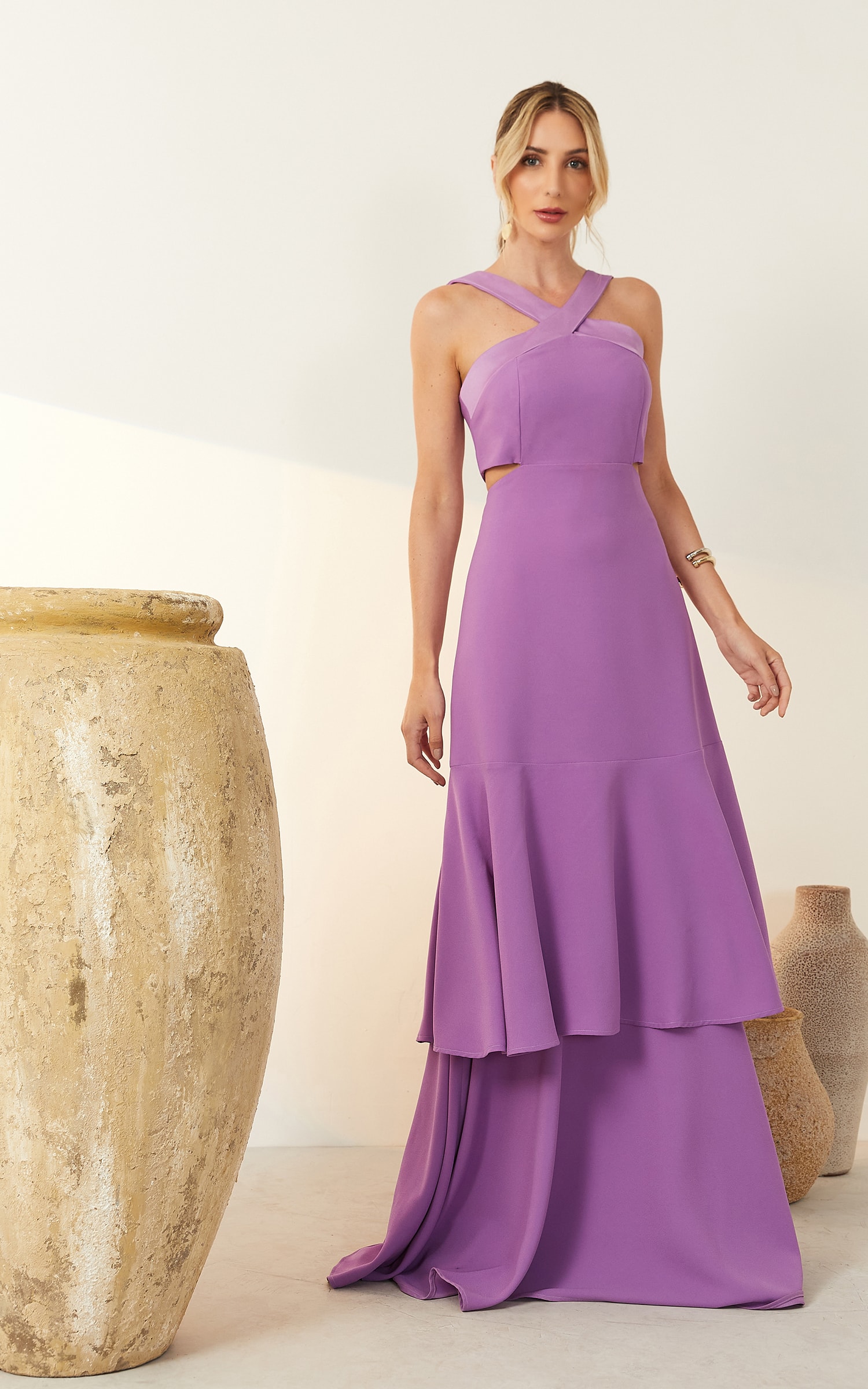 Vestido Longo Deluxe Violeta