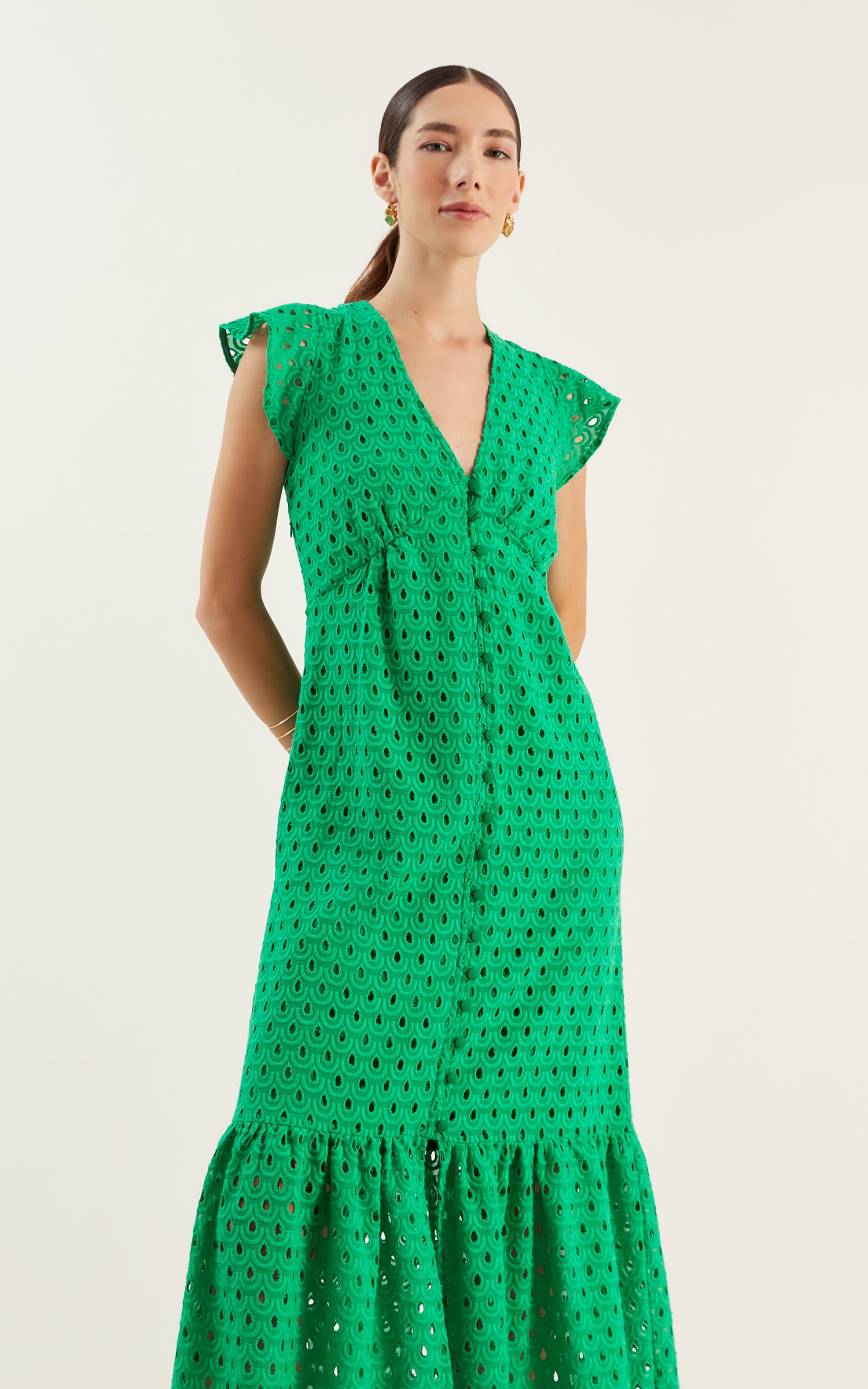 Vestido Longo Felicitá Laise Verde b