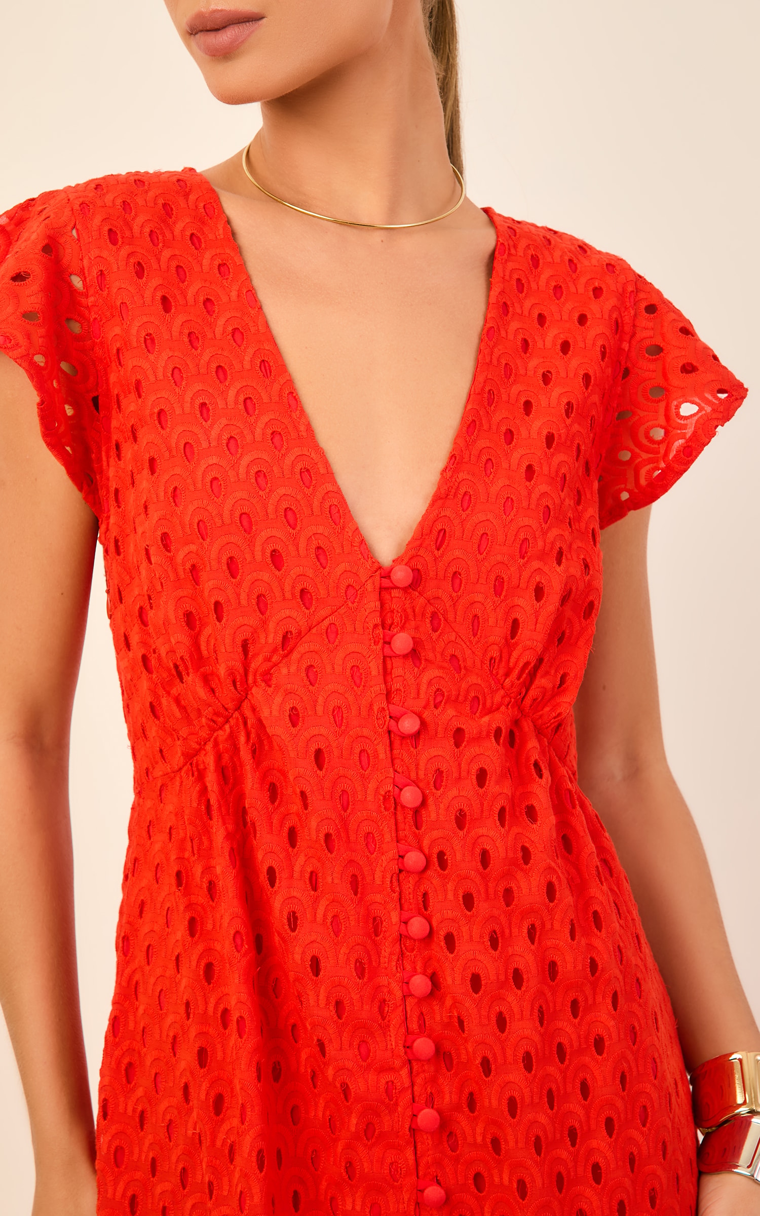 Vestido Longo Felicitá Laise Vermelho