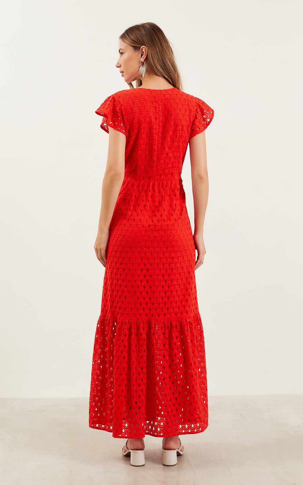 Vestido Longo Felicitá Laise Vermelho