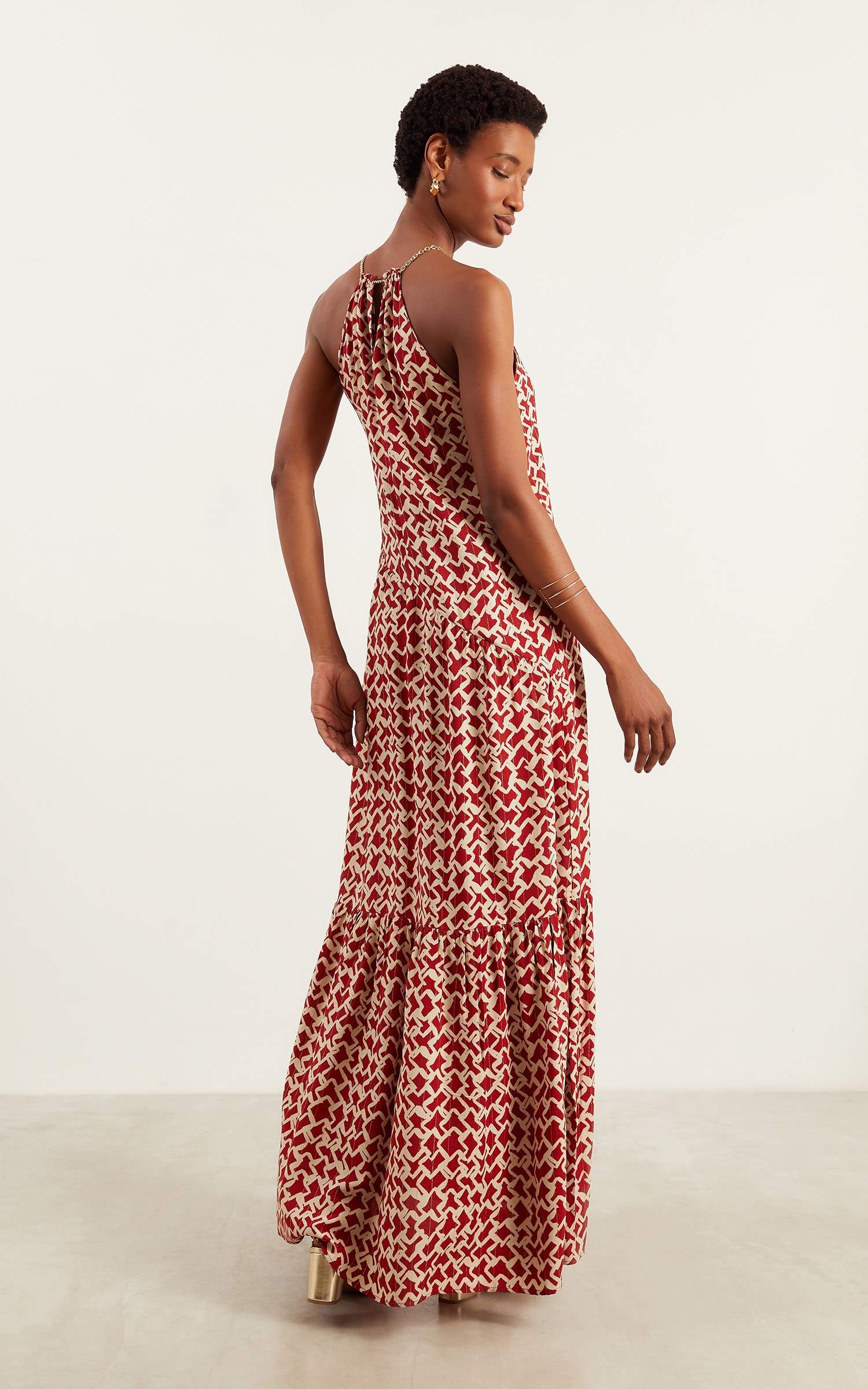 Vestido Longo Fiesta Vermelho