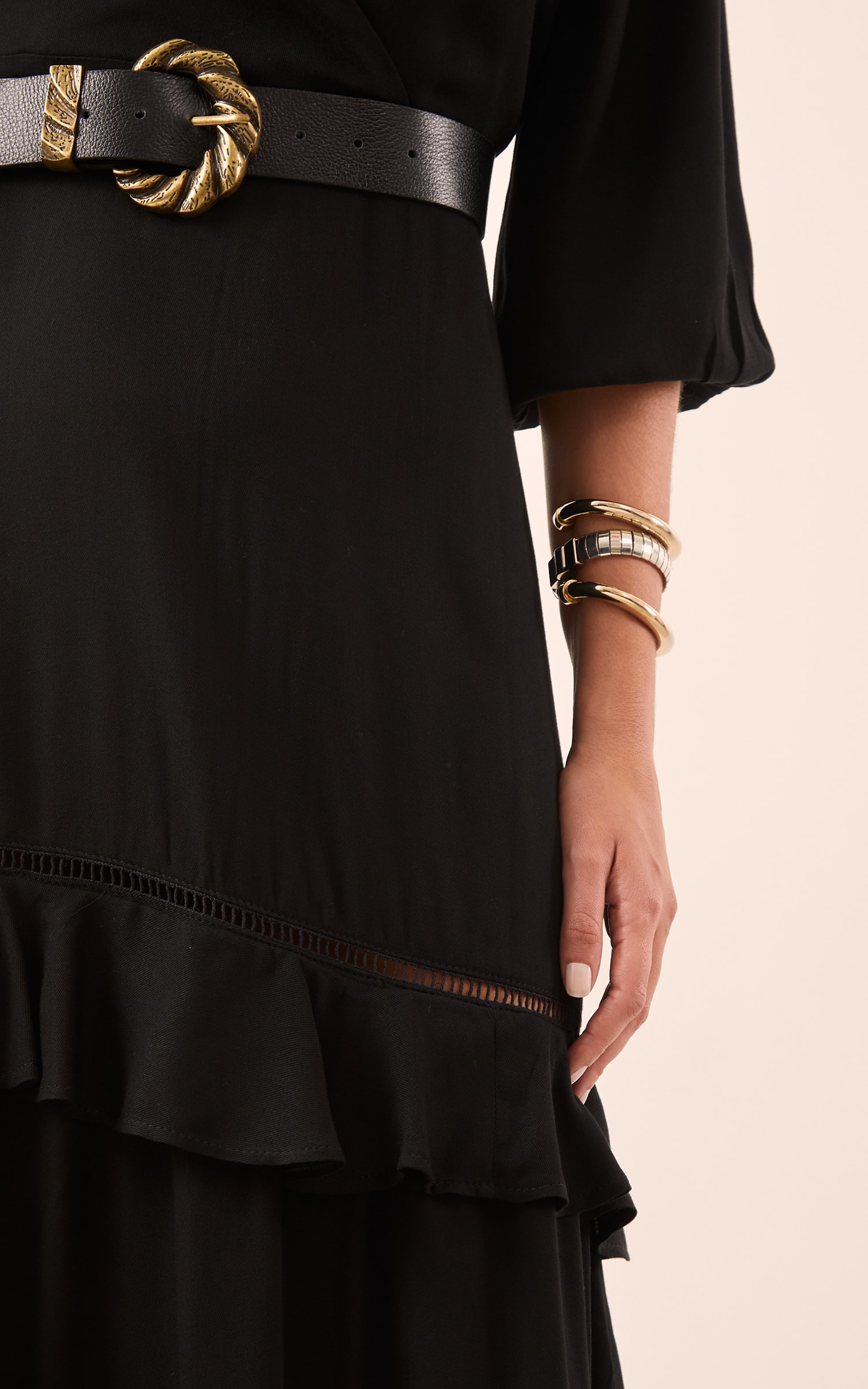 Vestido Longo Gaia Preto
