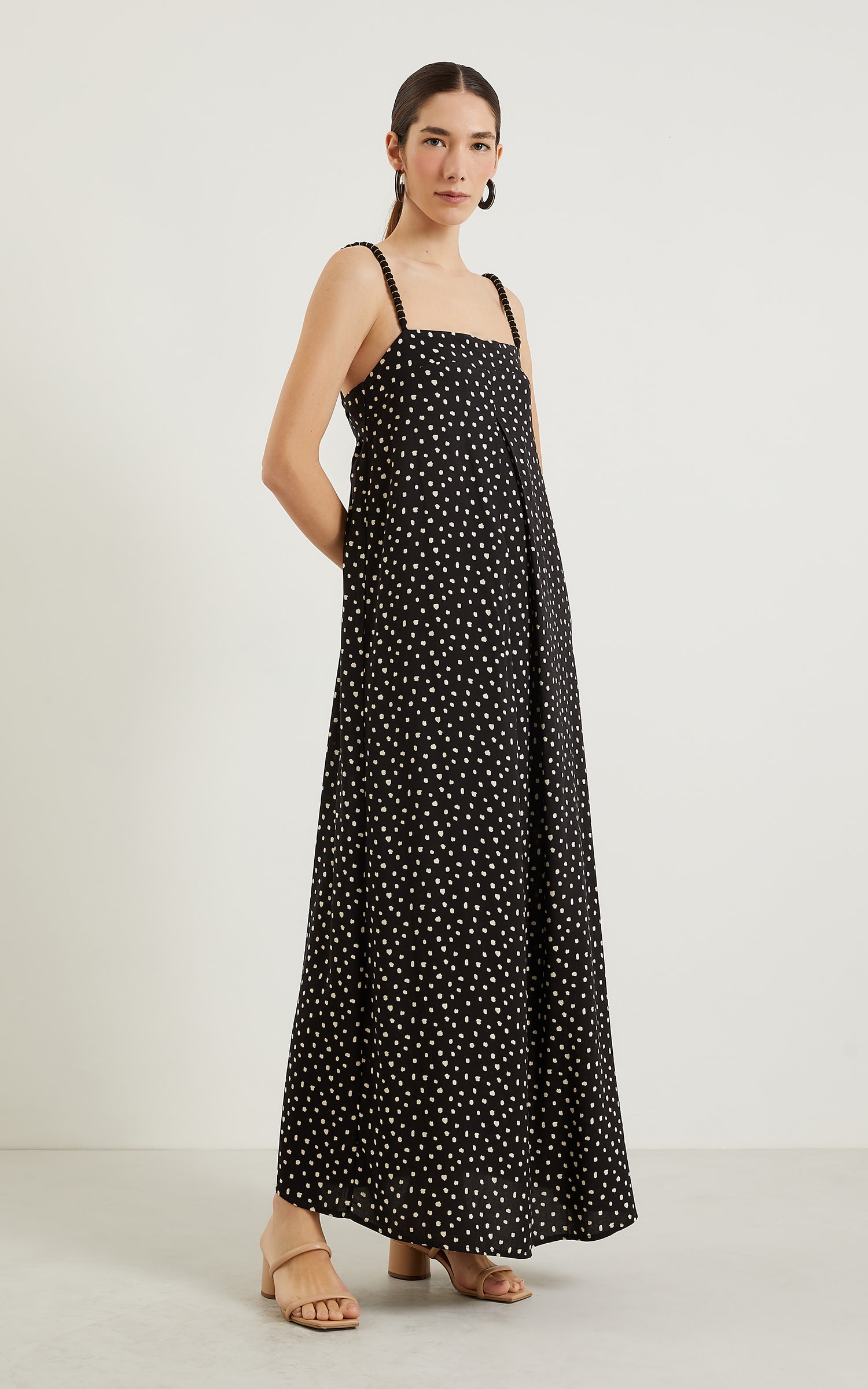 Vestido Longo Gloss Preto