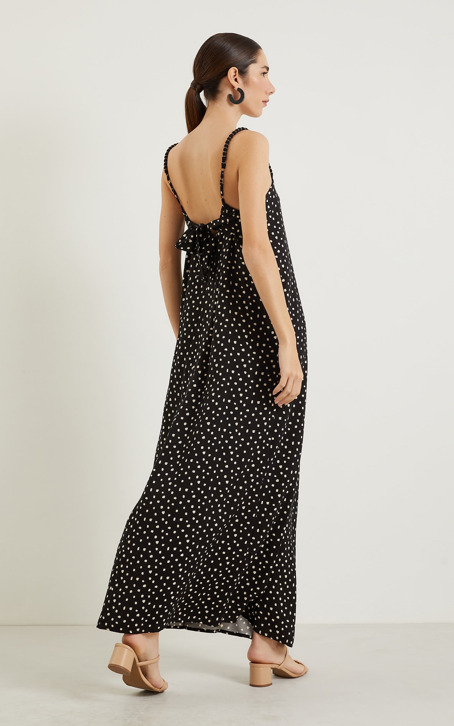 Vestido Longo Gloss Preto