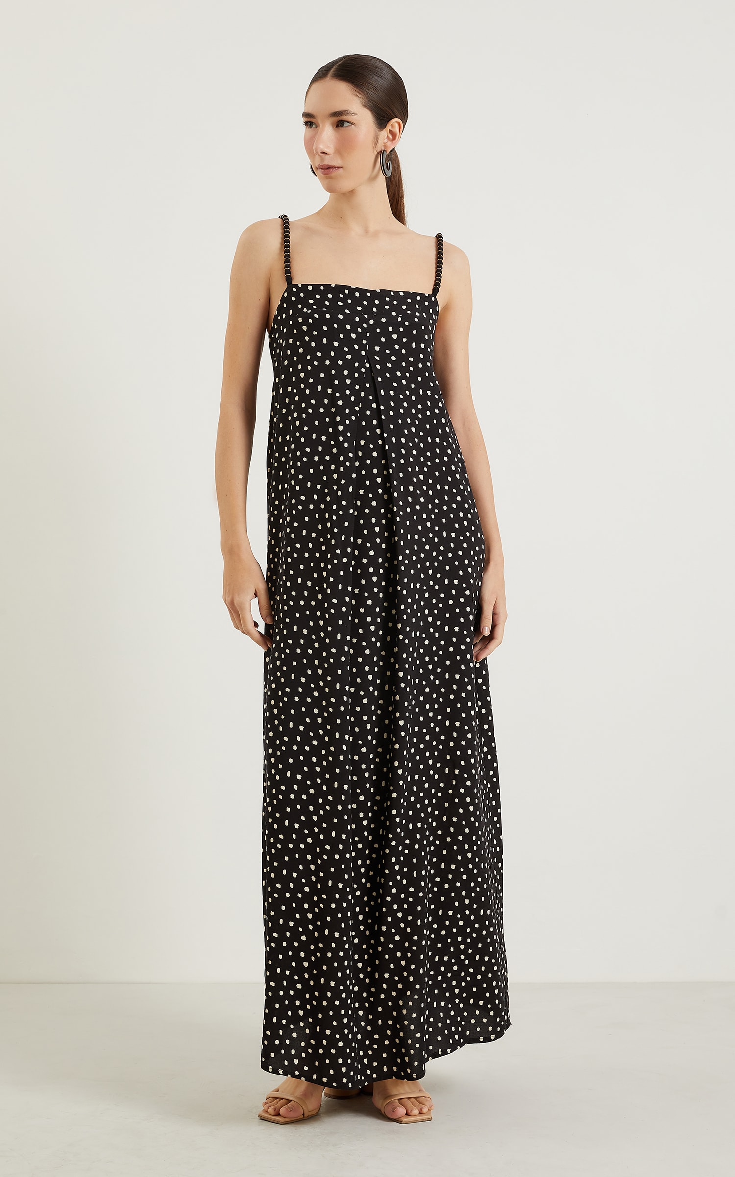 Vestido Longo Gloss Preto