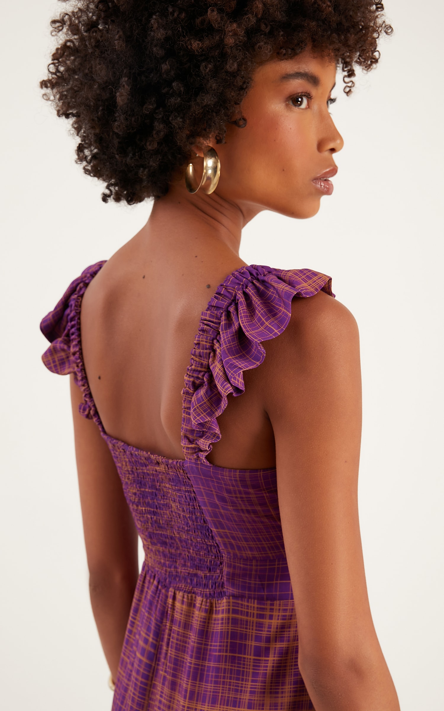 Vestido Longo Graffic Mirtilo