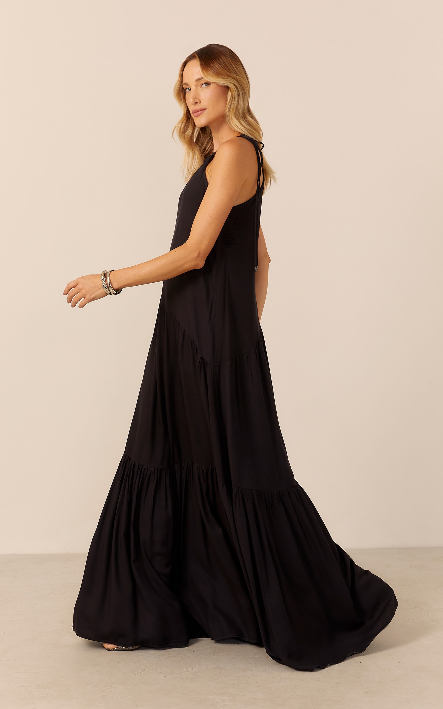 Vestido Longo Jolie Preto