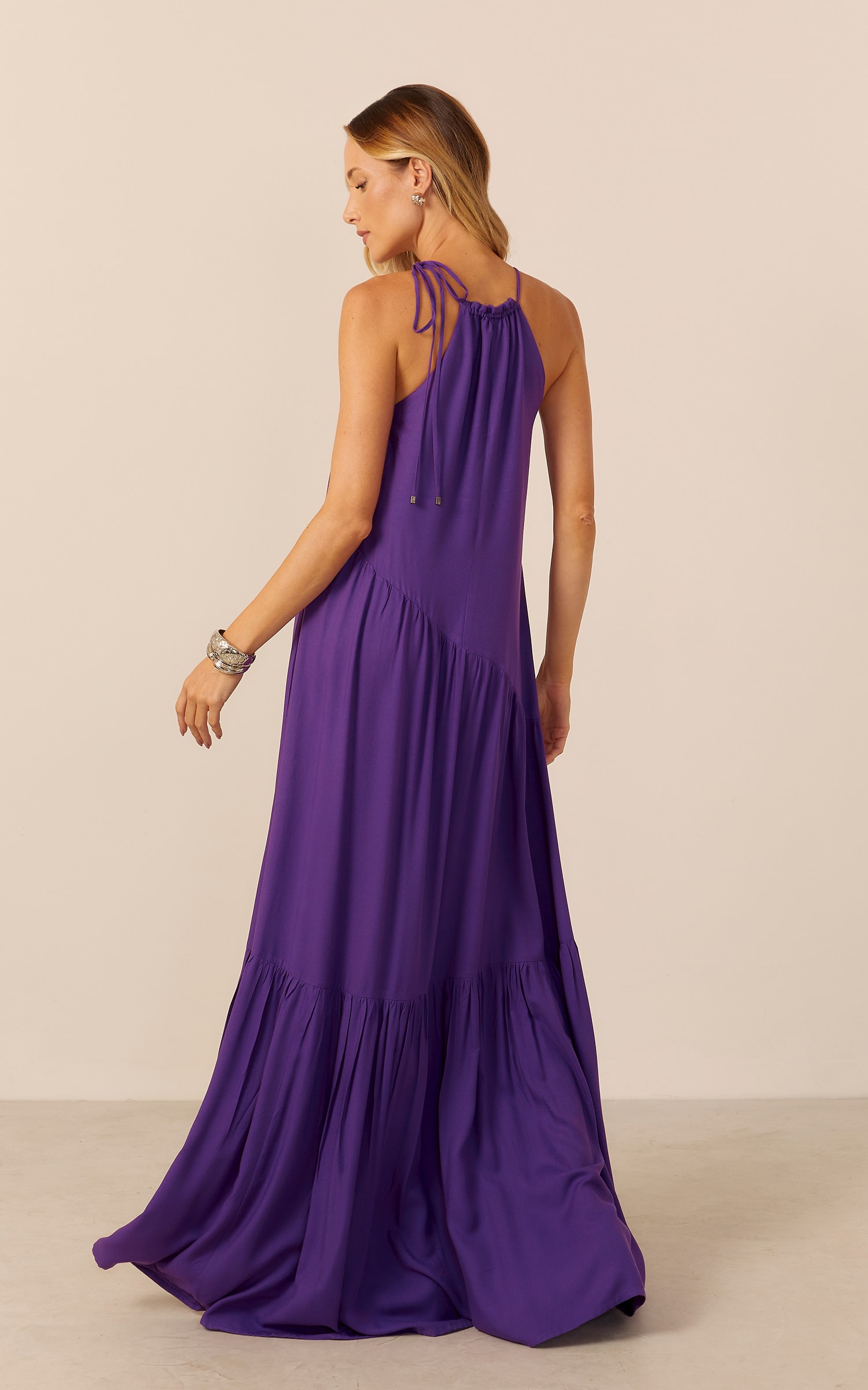 Vestido Longo Jolie Roxo