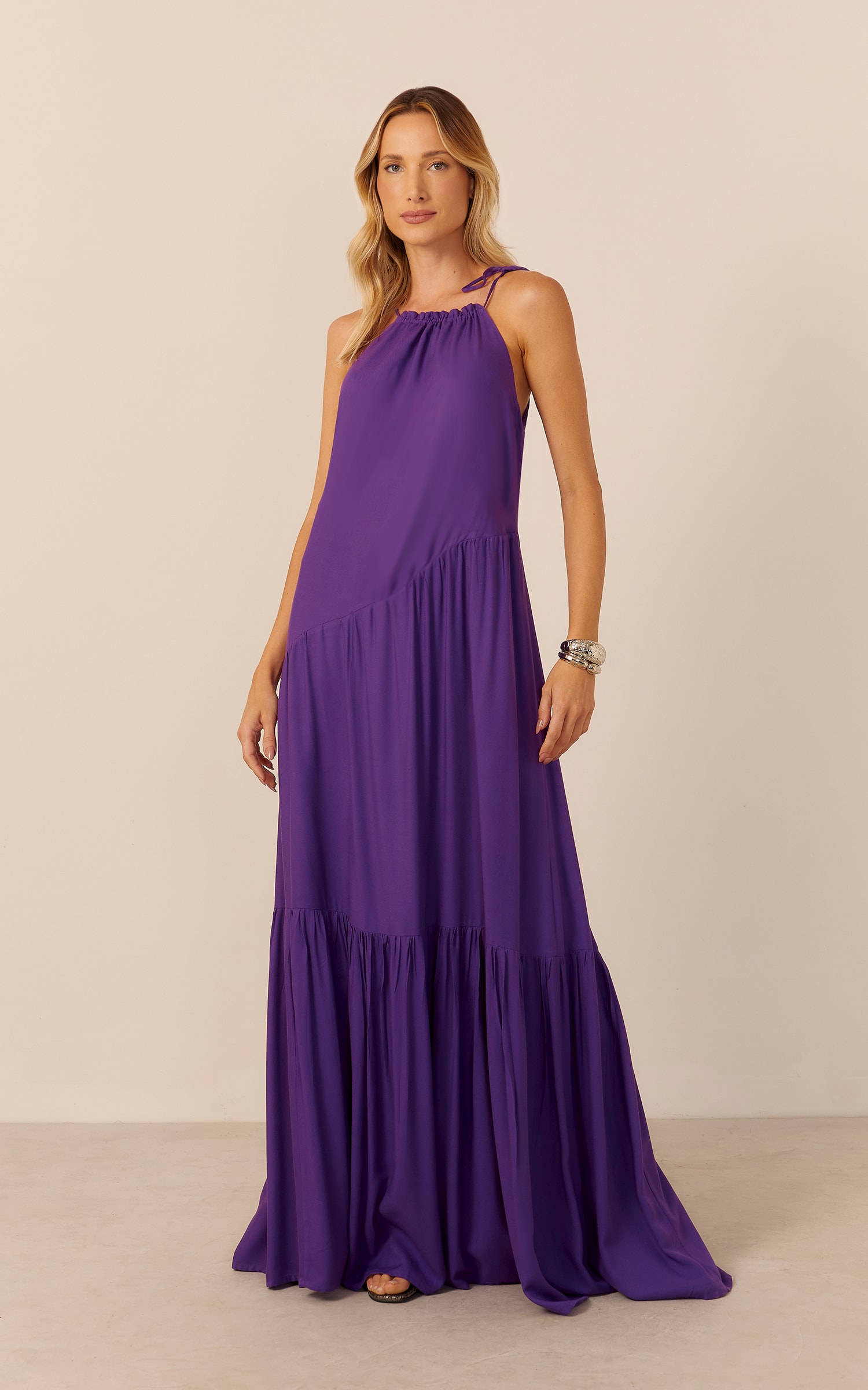 Vestido Longo Jolie Roxo
