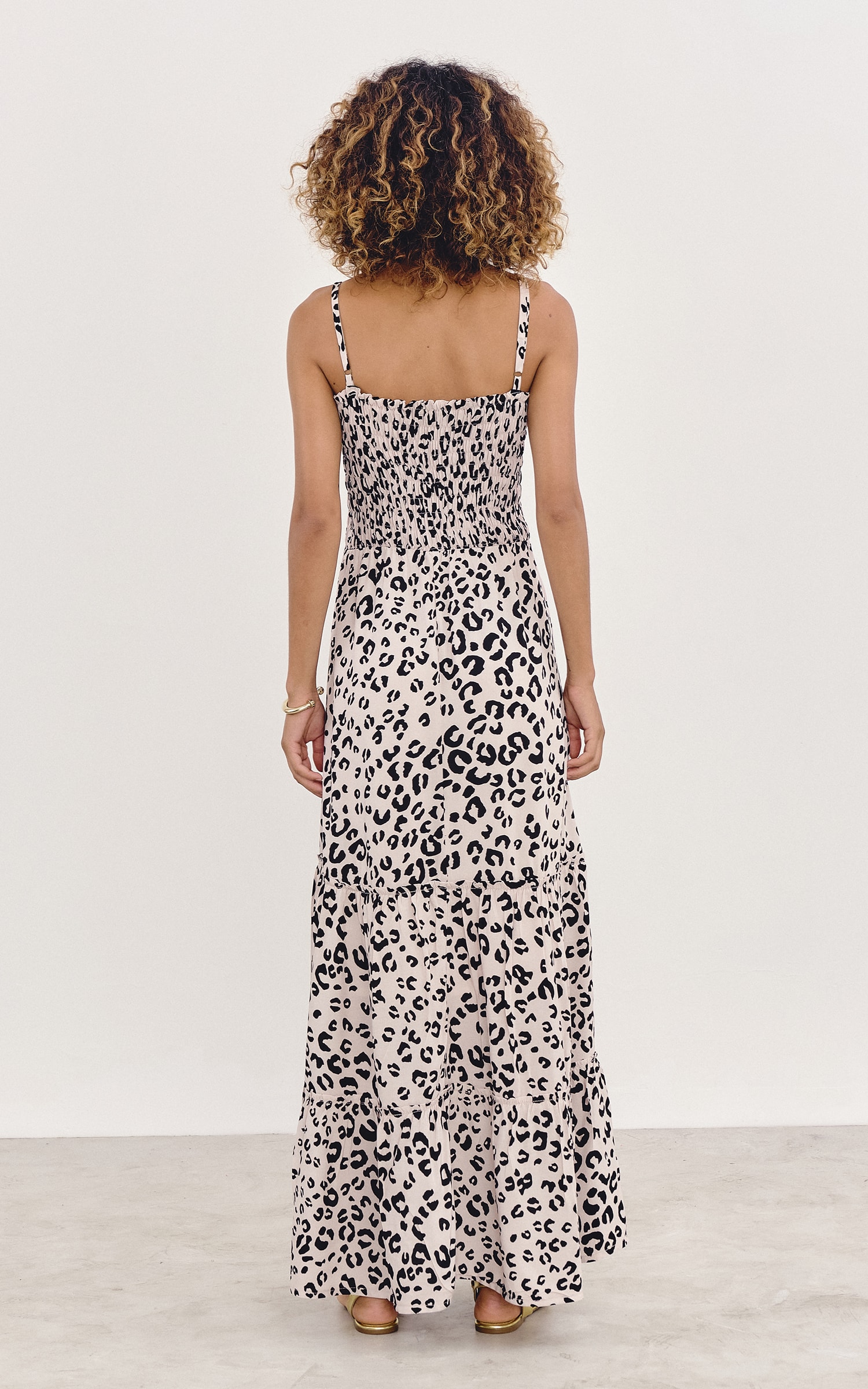 Vestido Longo Leopardo