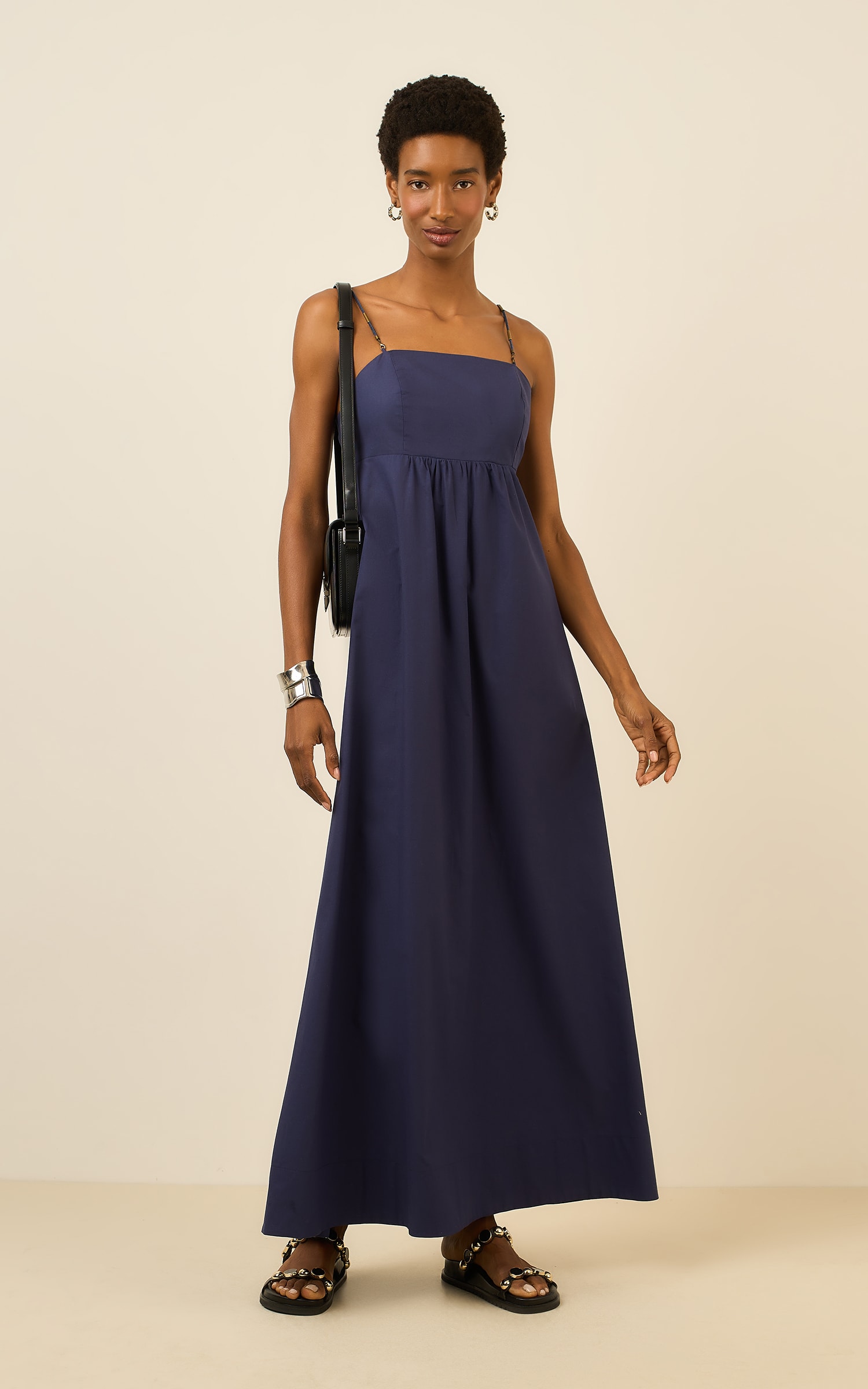 Vestido Longo Poetic Marinho