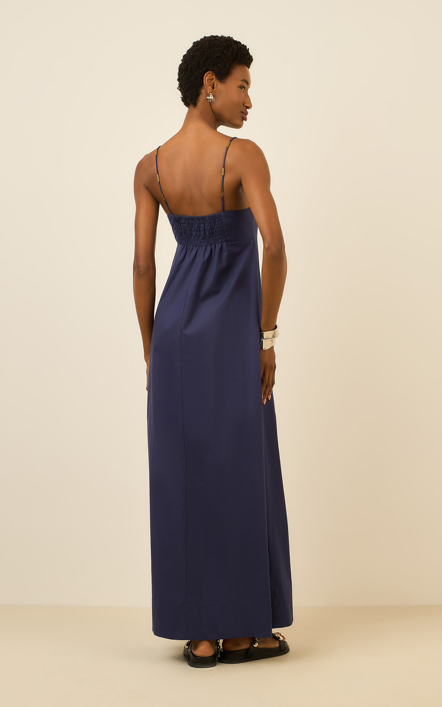 Vestido Longo Poetic Marinho