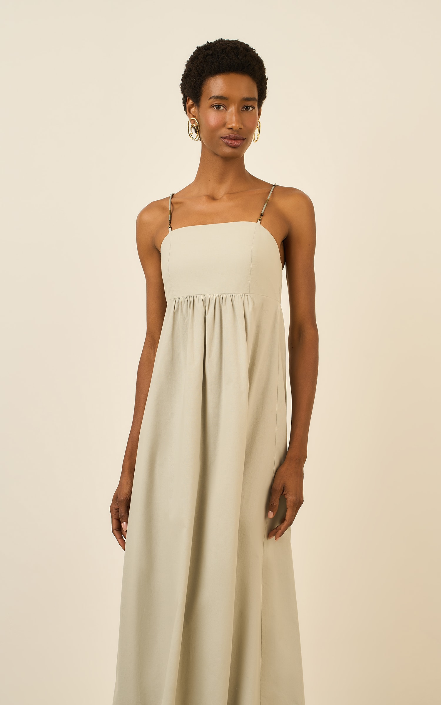 Vestido Longo Poetic Verde Brisa