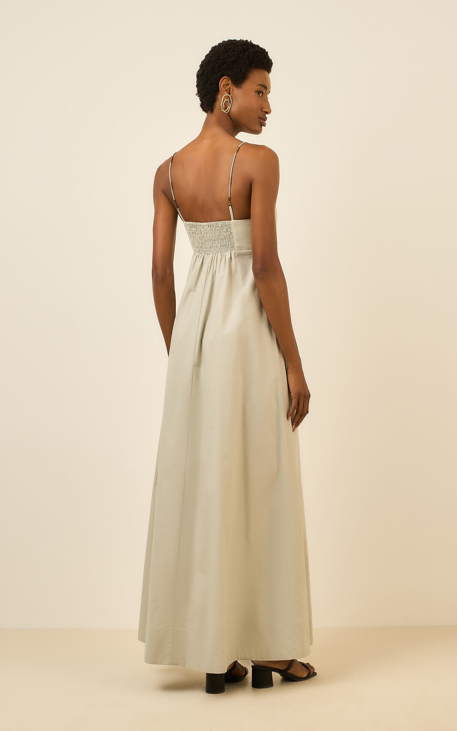 Vestido Longo Poetic Verde Brisa