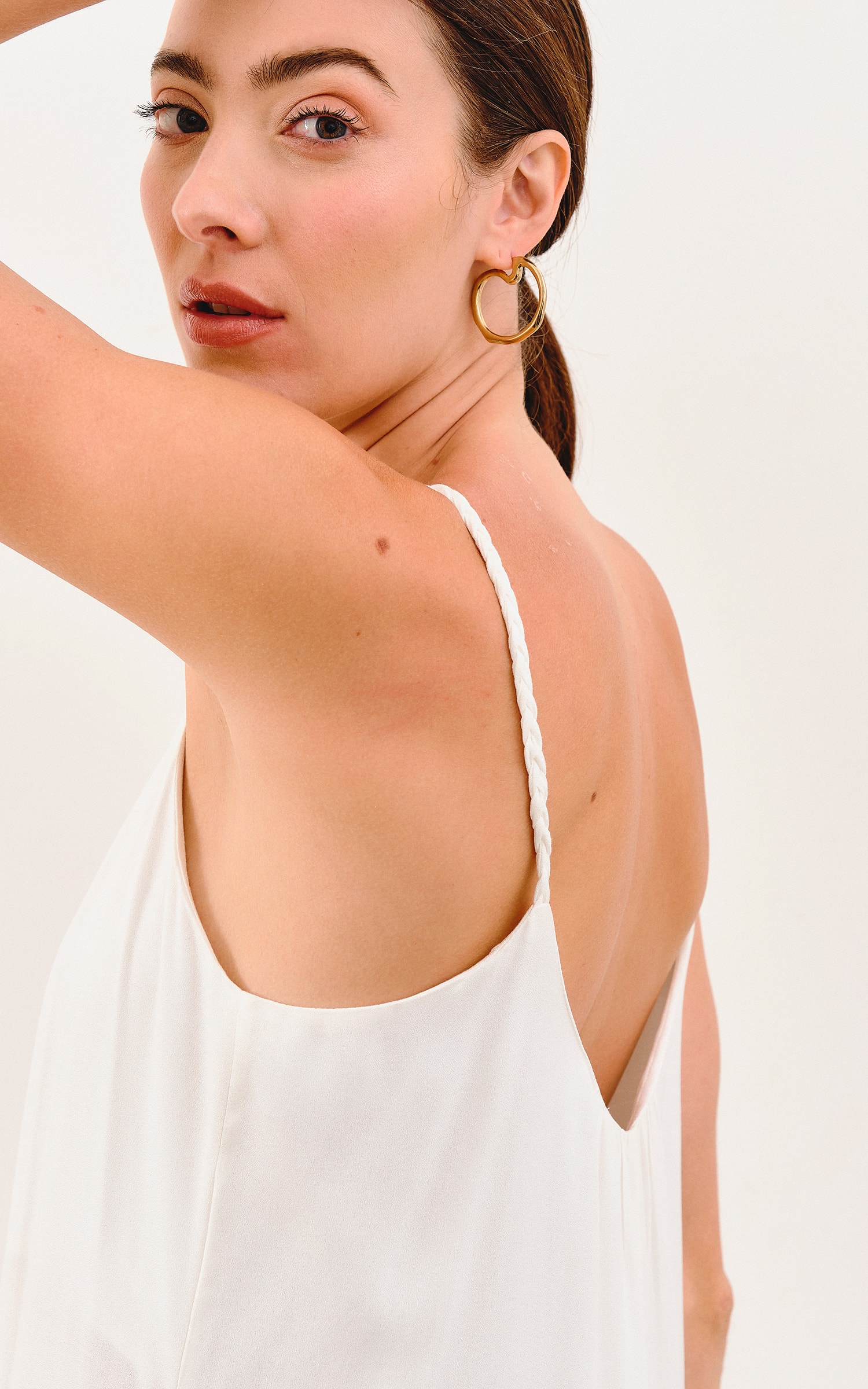Vestido Longo Resort Off White