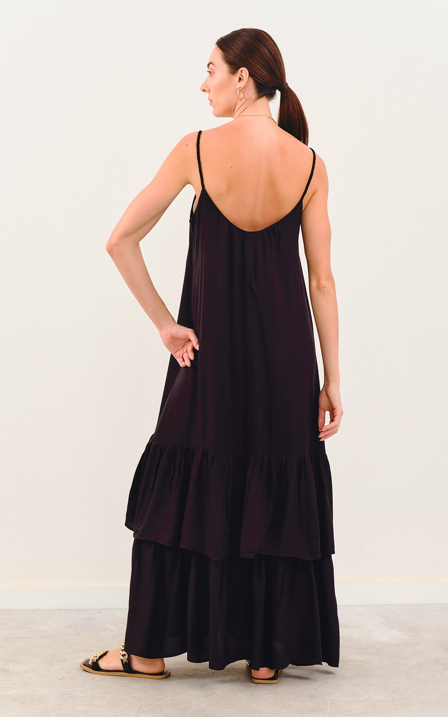 Vestido Longo Resort Preto