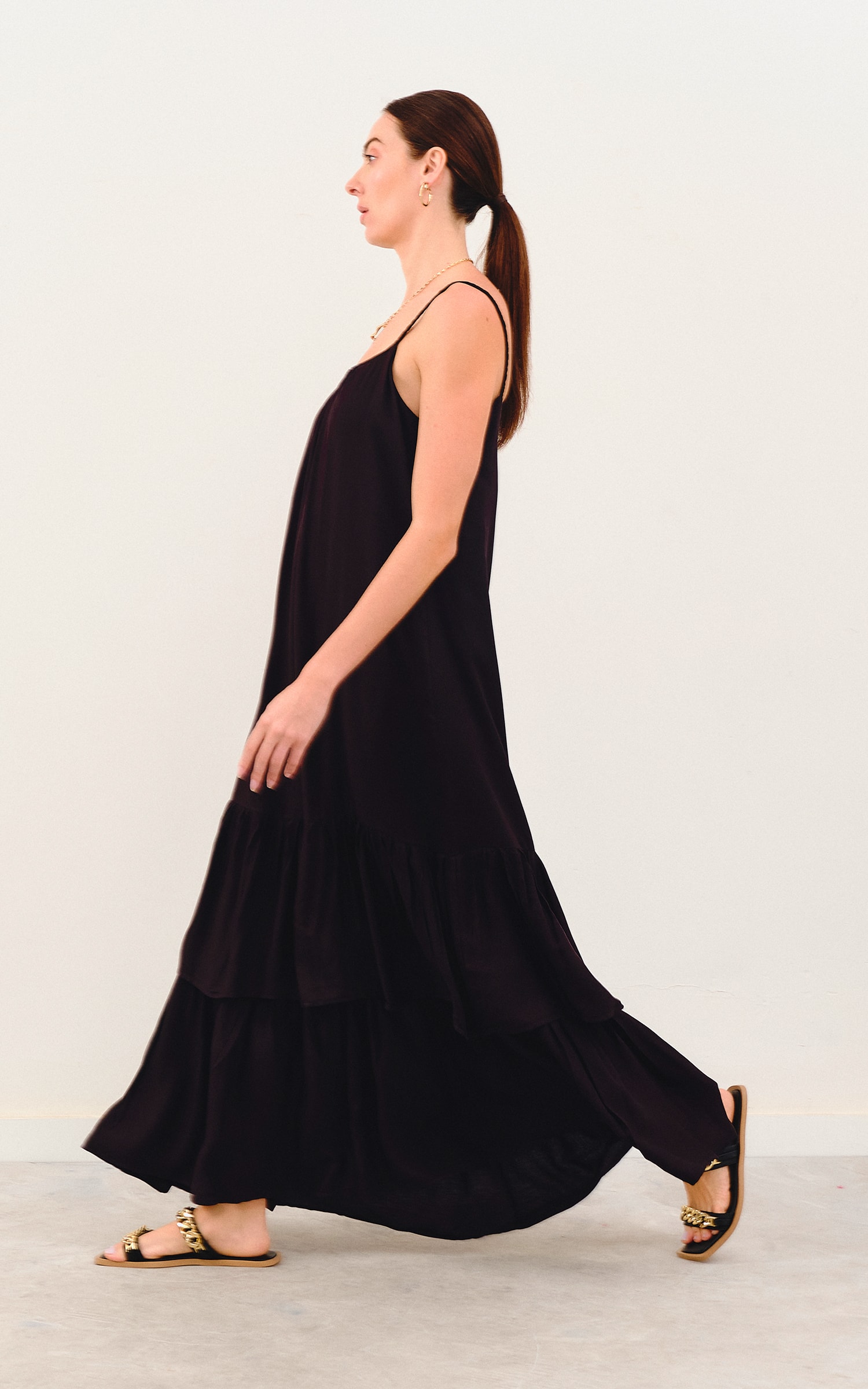 Vestido Longo Resort Preto